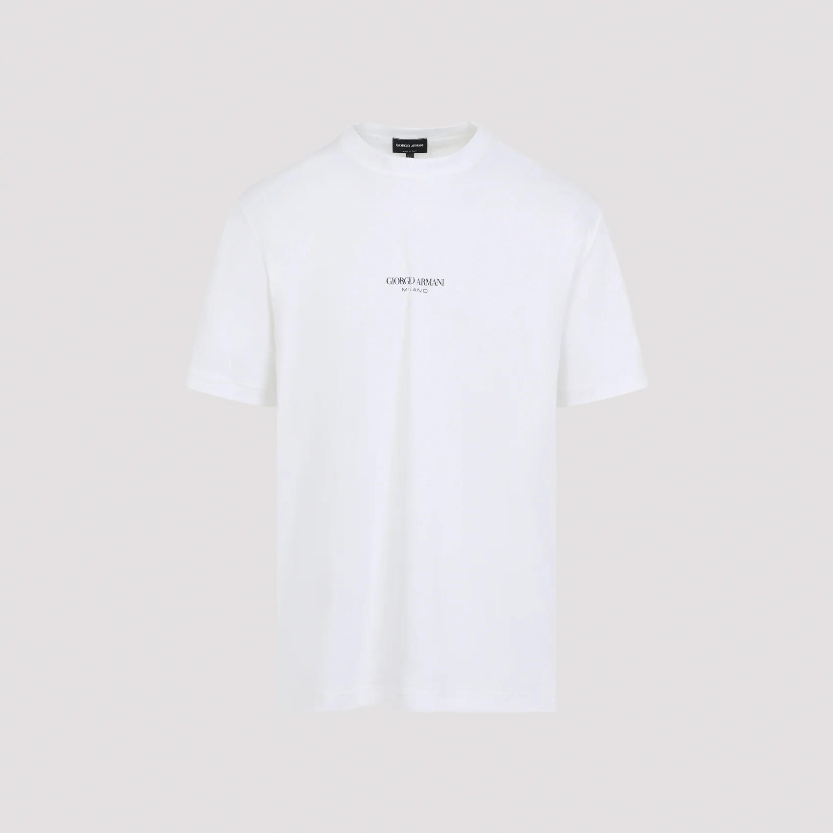 Giorgio Armani Cotton Interlock Crew Neck T-shirt - Image 7