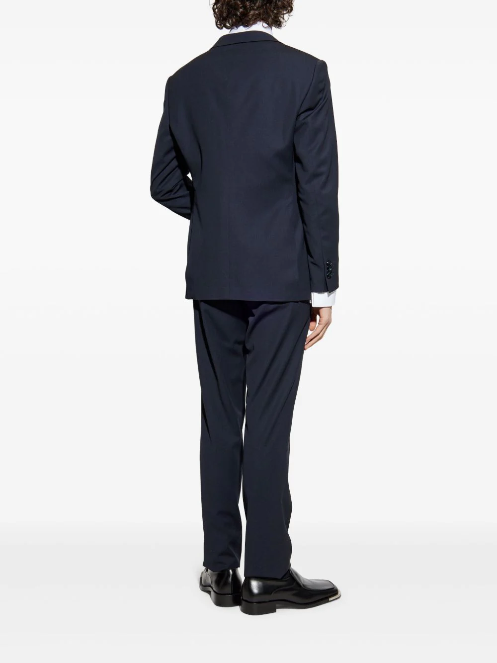 Giorgio Armani Tailored Front Button Suit Jacket with Chest and Side Pockets for Men - Image 4