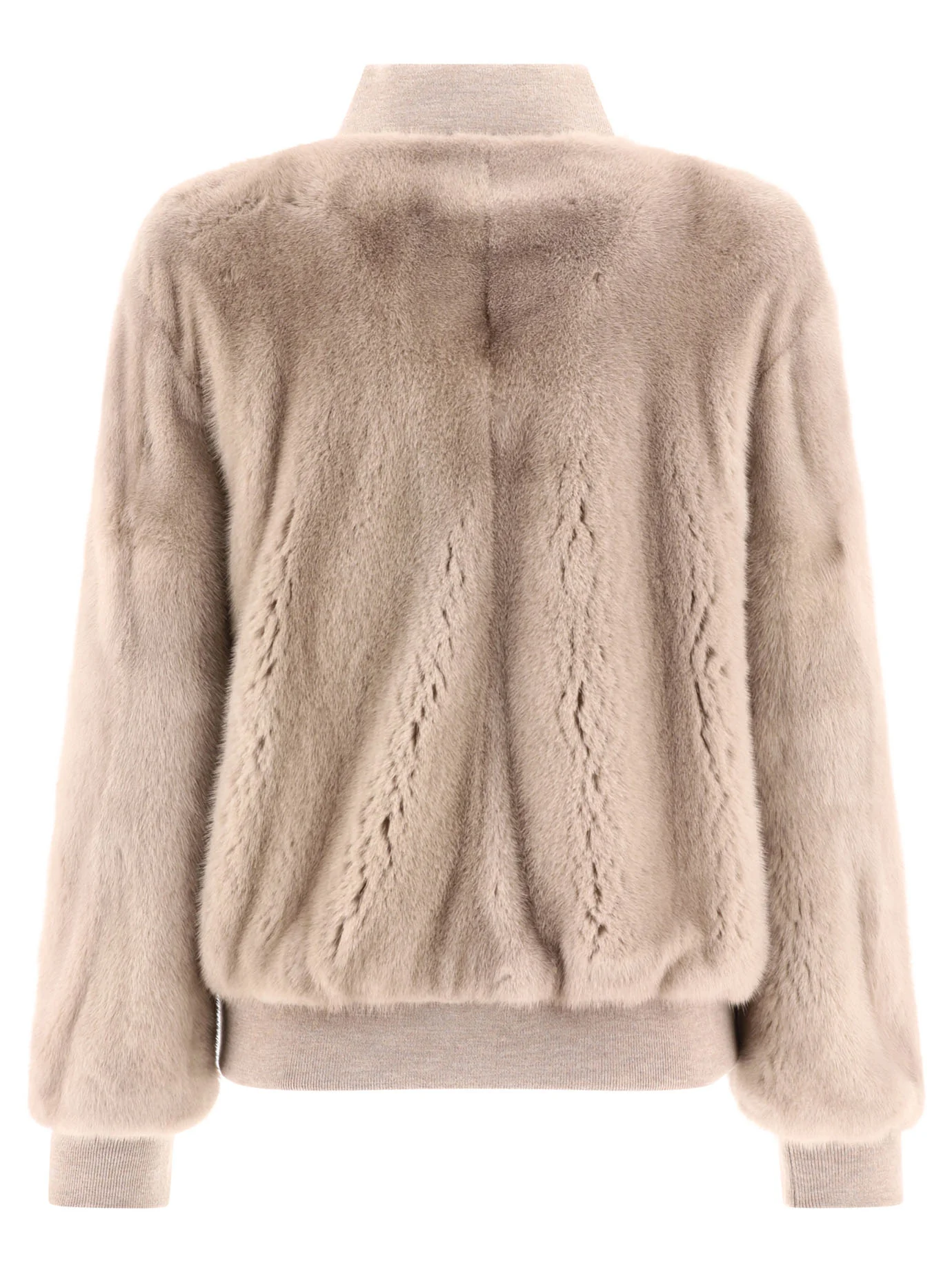 GIOVI Mink Fur Bomber Jacket - Image 2