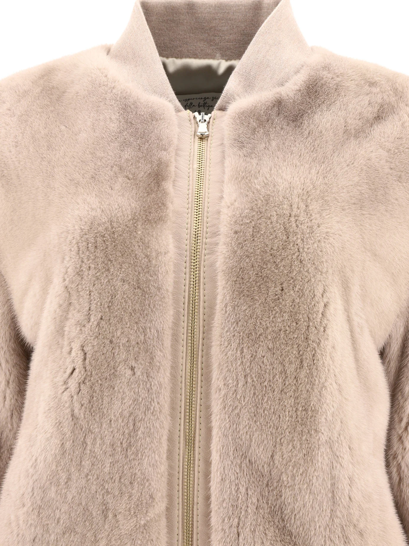 GIOVI Mink Fur Bomber Jacket - Image 3