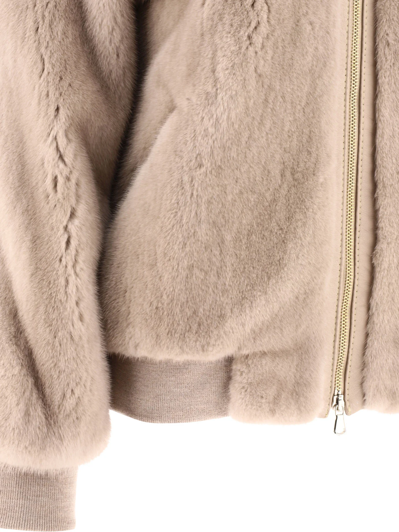 GIOVI Mink Fur Bomber Jacket - Image 4