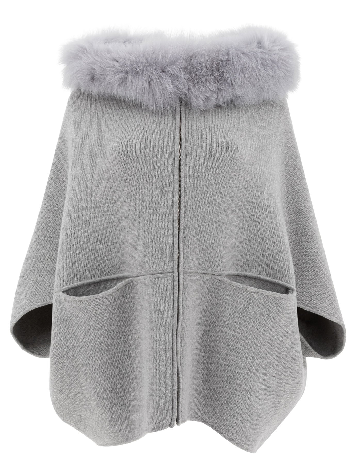 GIOVI Wool and Cashmere Poncho