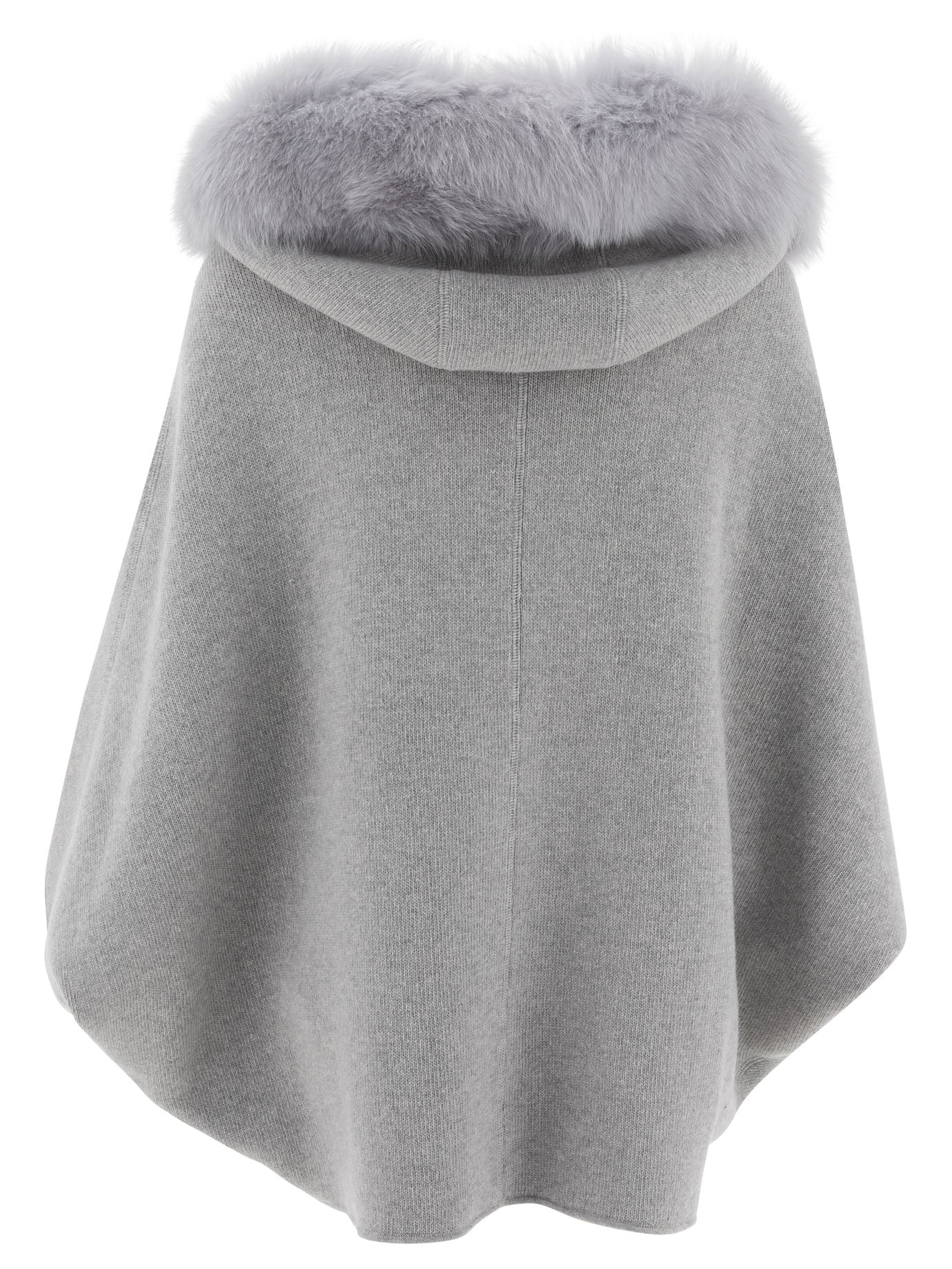 GIOVI Wool and Cashmere Poncho - Image 2