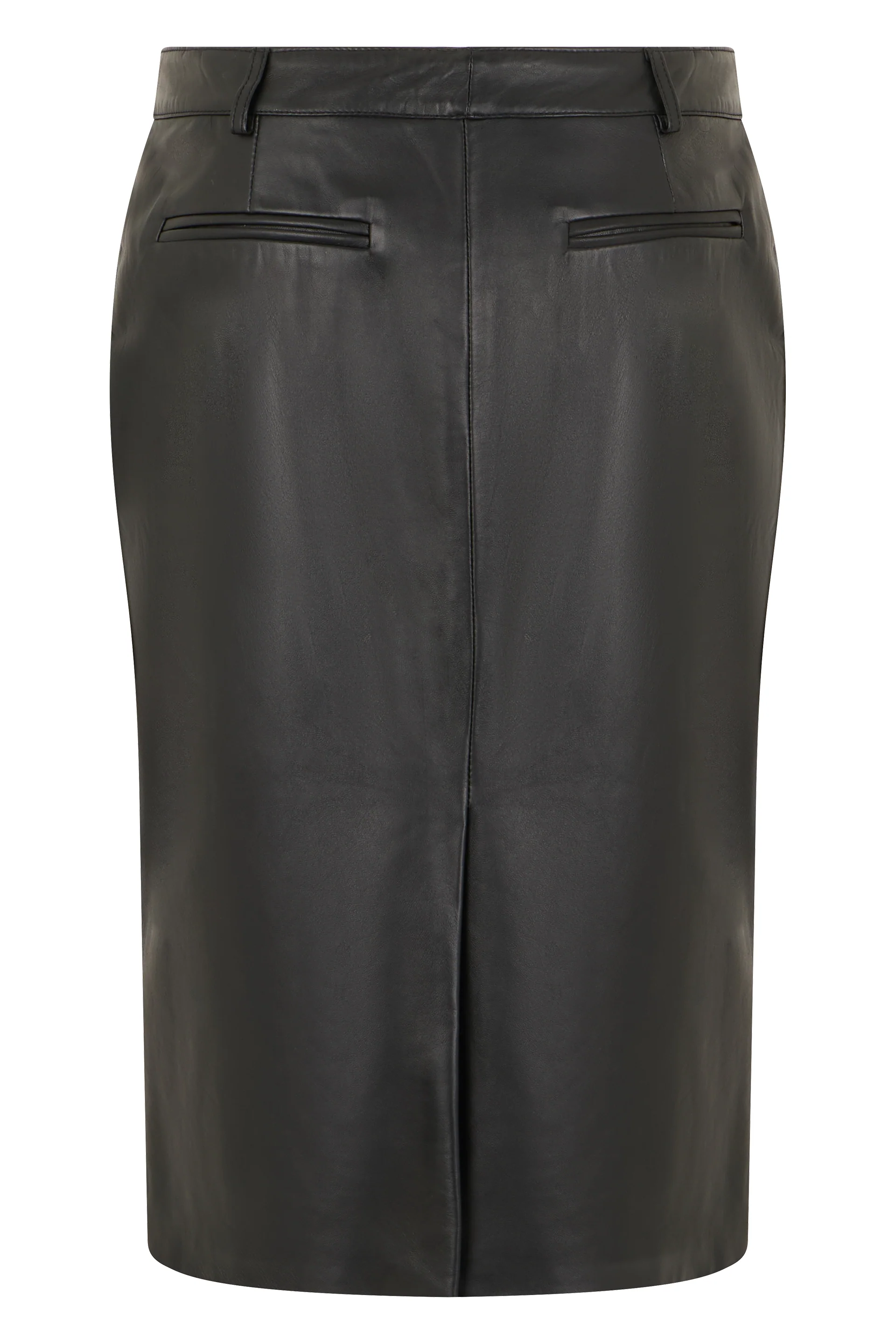 Giuseppe Di Morabito Fitted Leather Midi Skirt - Image 2