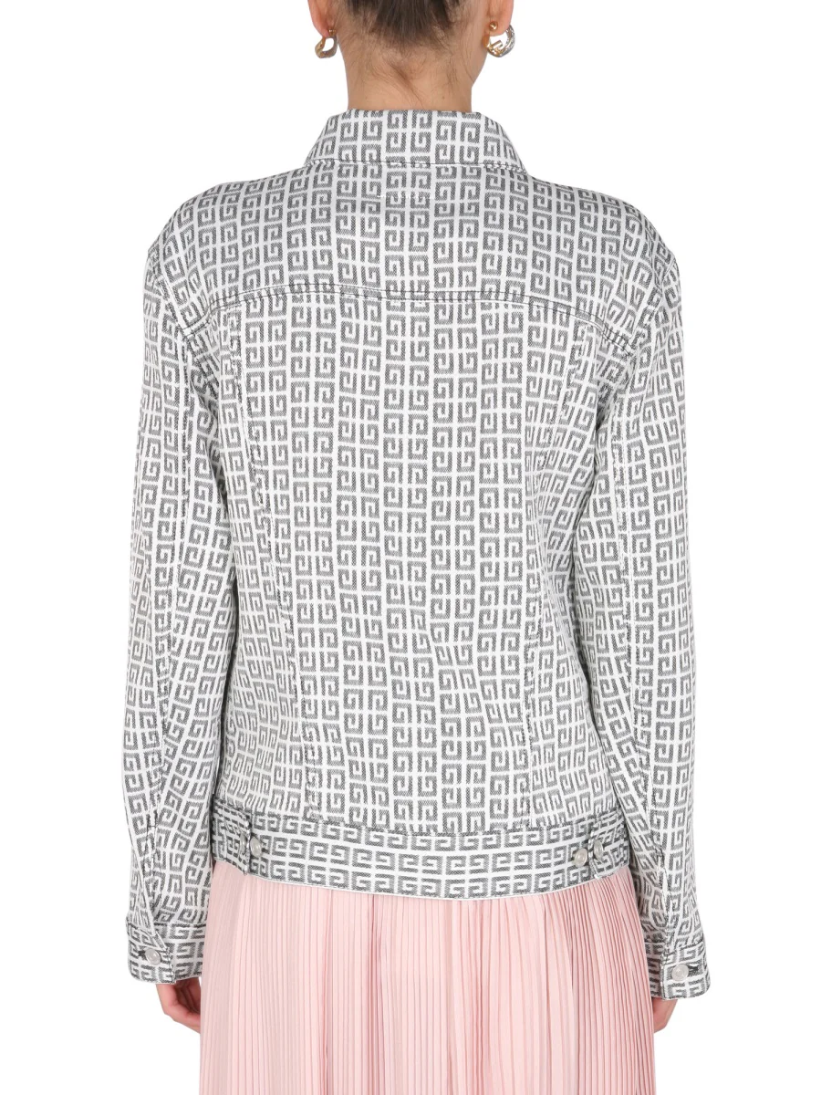 GIVENCHY 4G Jacquard Denim Effect Jacket - Image 3