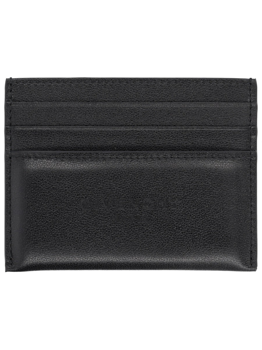 GIVENCHY Antigona Stamped Card Holder in Leather