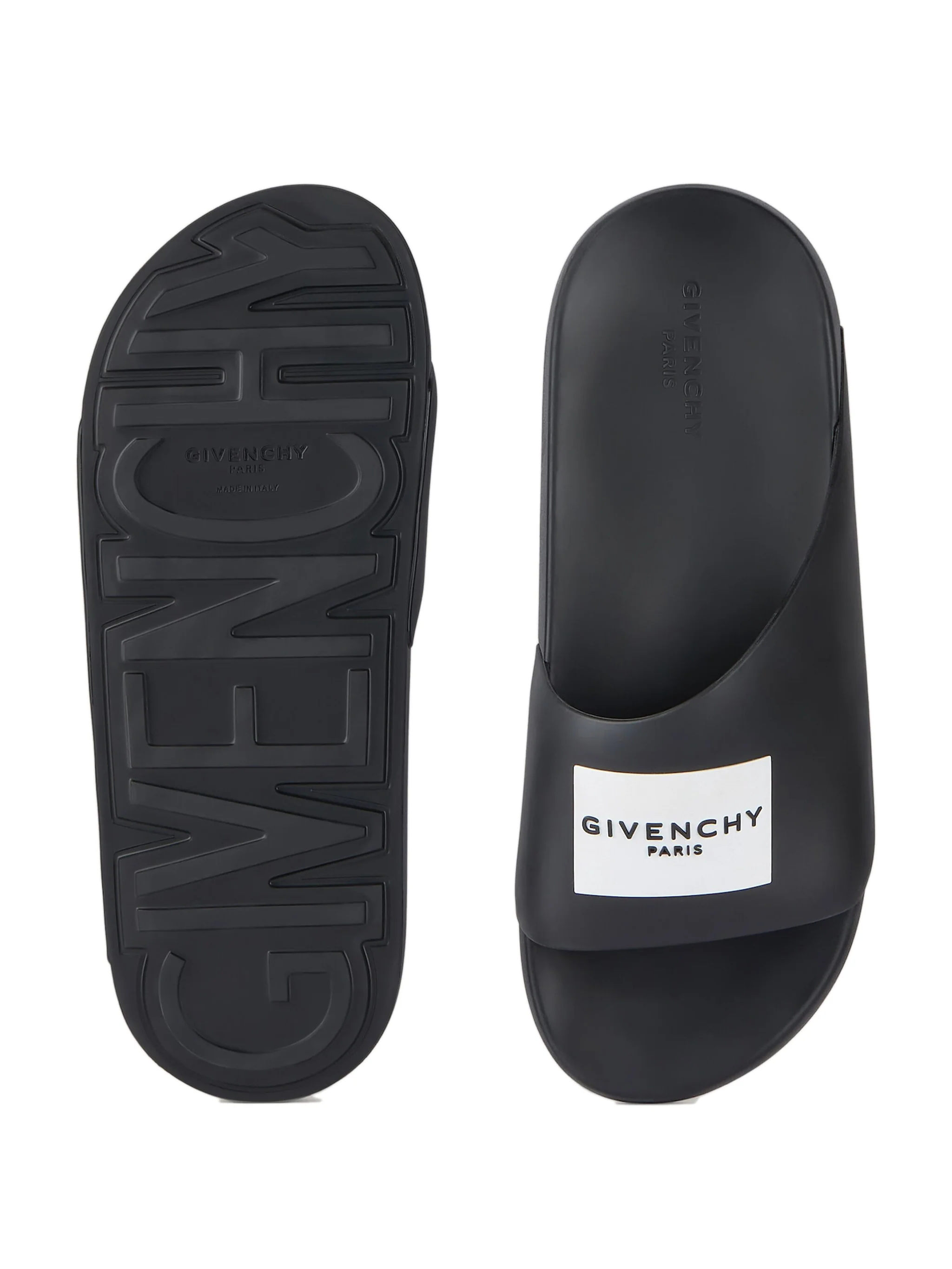 Givenchy Asymmetric Rubber Sandals - Image 4