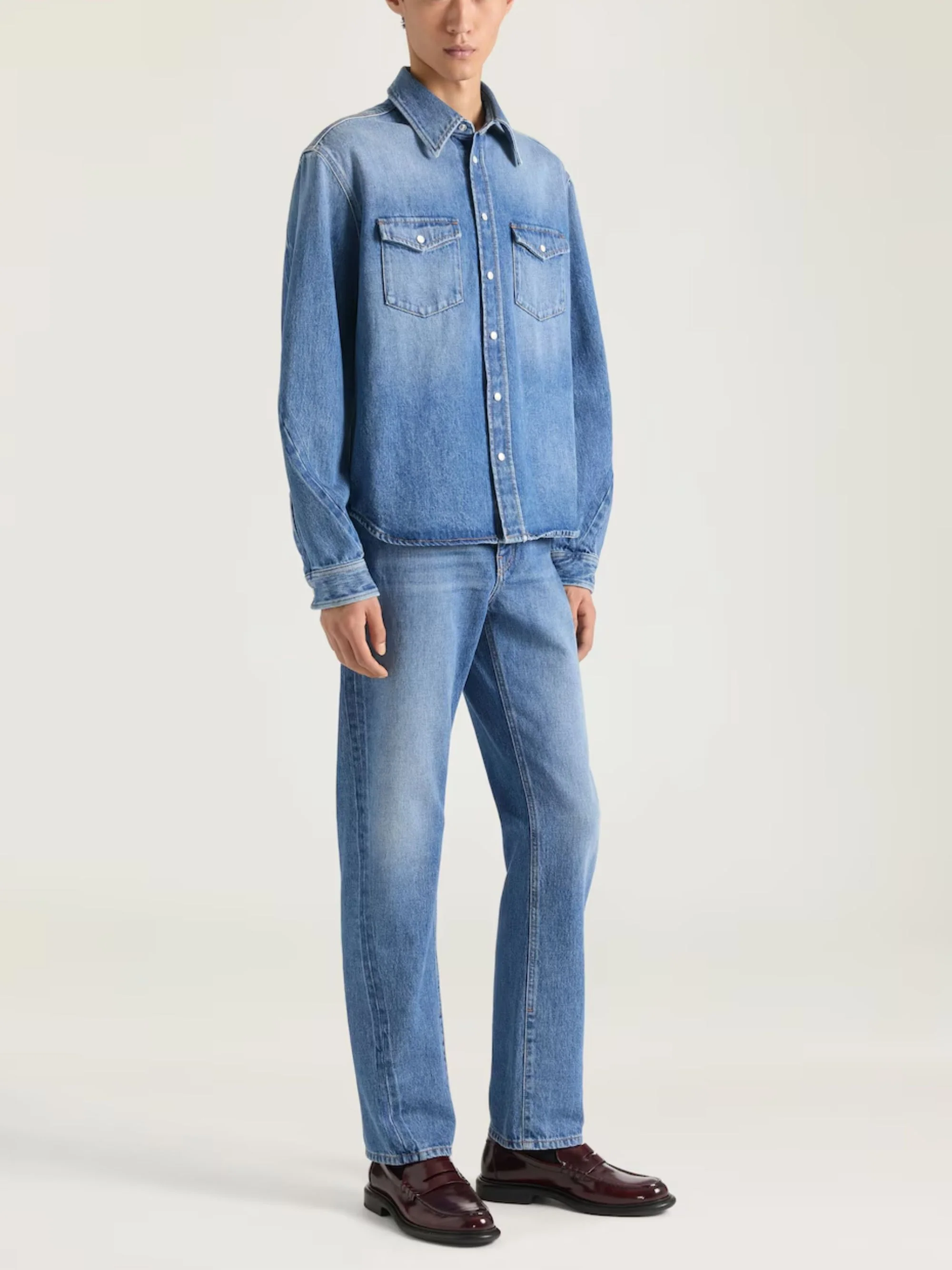 Givenchy Couture Button-Up Shirt with Artistic Back Design - Image 2