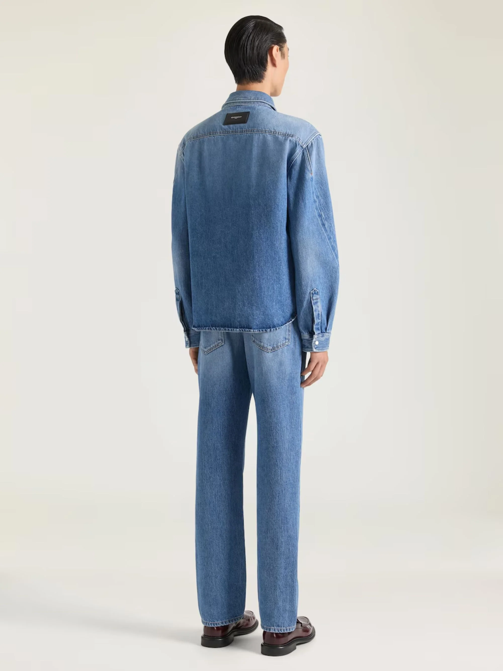 Givenchy Couture Button-Up Shirt with Artistic Back Design - Image 3