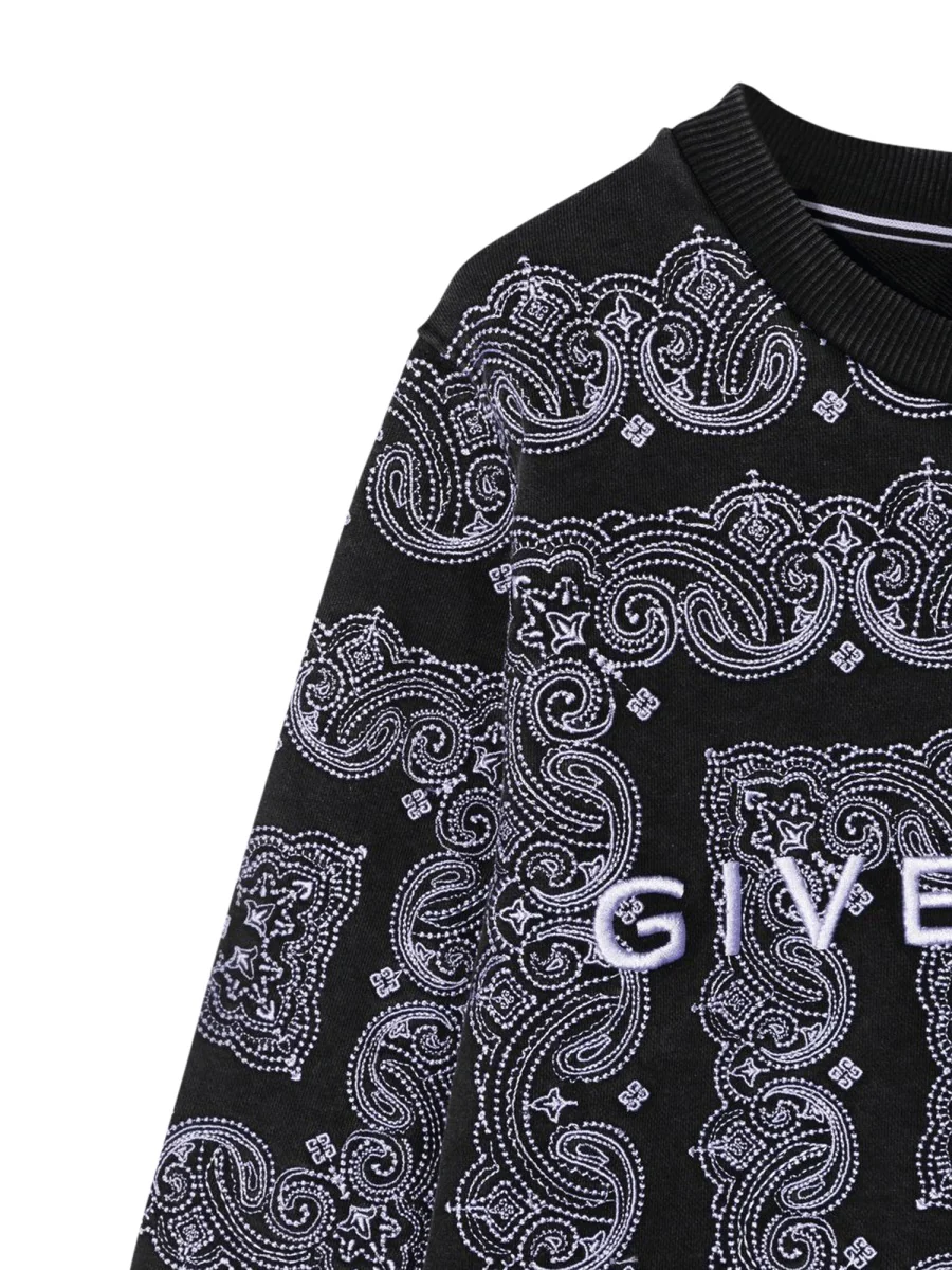 Givenchy Crewneck Sweatshirt Patterned Print and Logo - Image 3