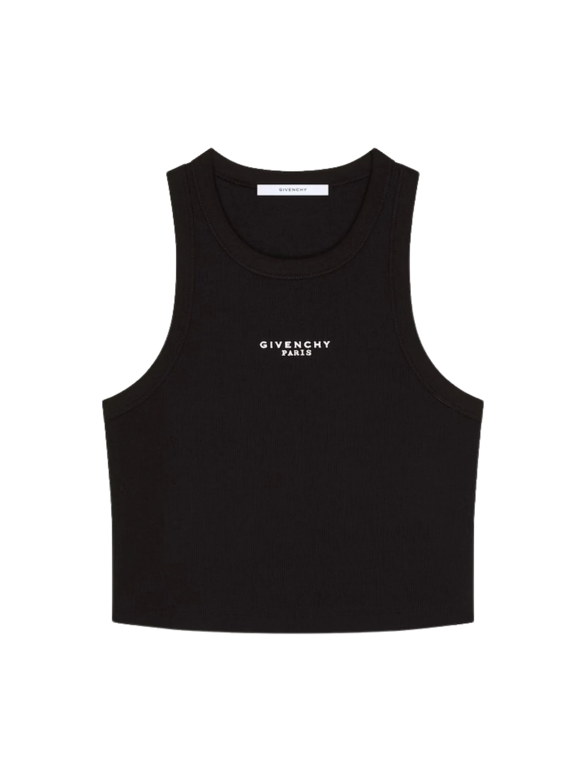Givenchy Crimson Logo Top with Structured Neckline for Women