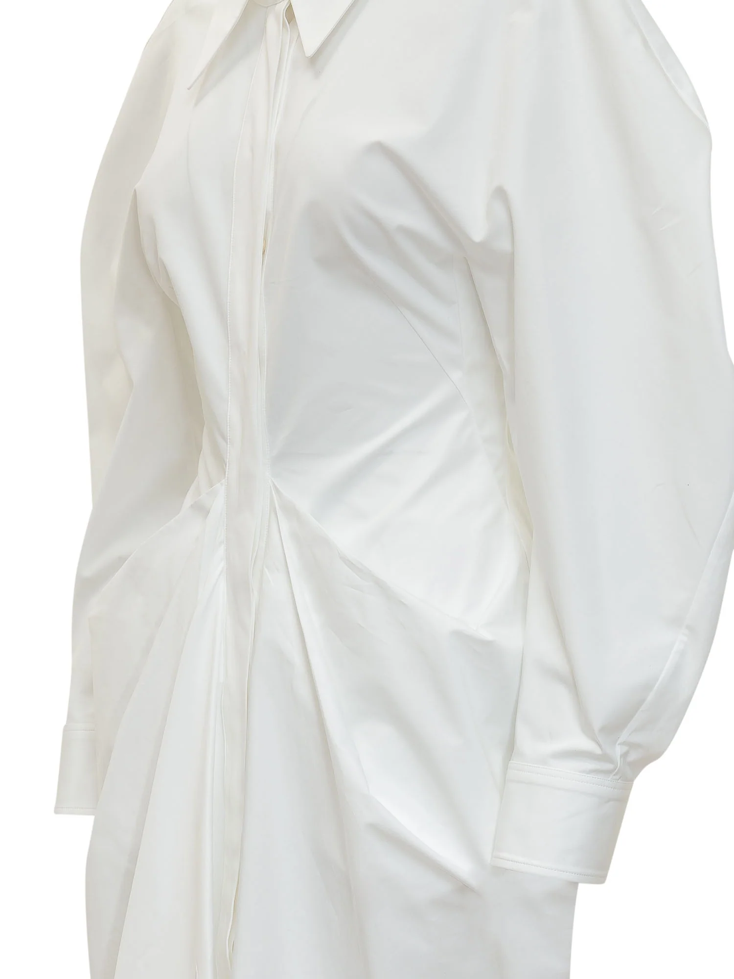 Givenchy Elegant Suit Shirt with Draped Detailing - Image 4