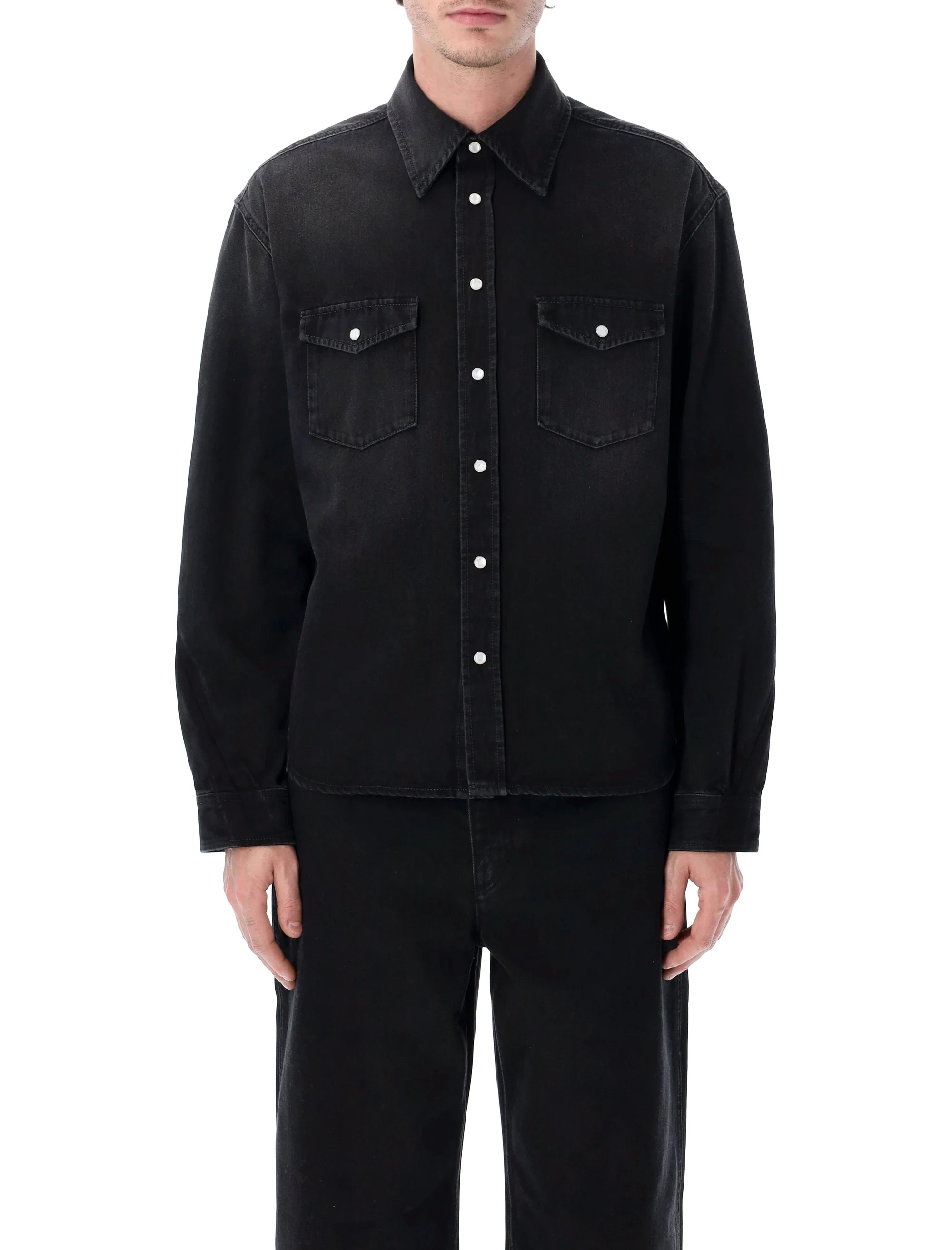 Givenchy Flap-pocket Denim Shirt