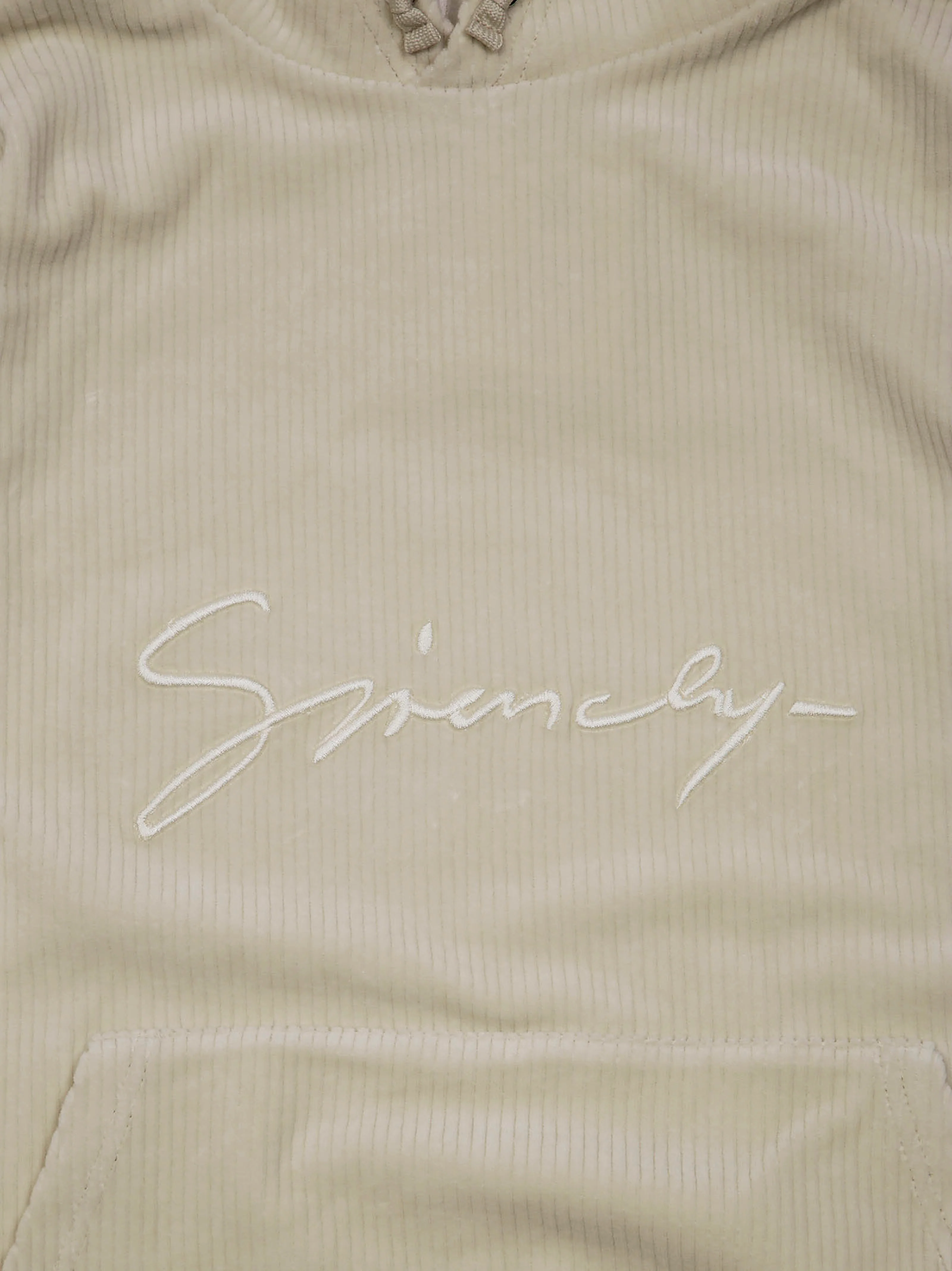 Givenchy Kids Logo-embroidered Corduroy Hoodie - Image 3