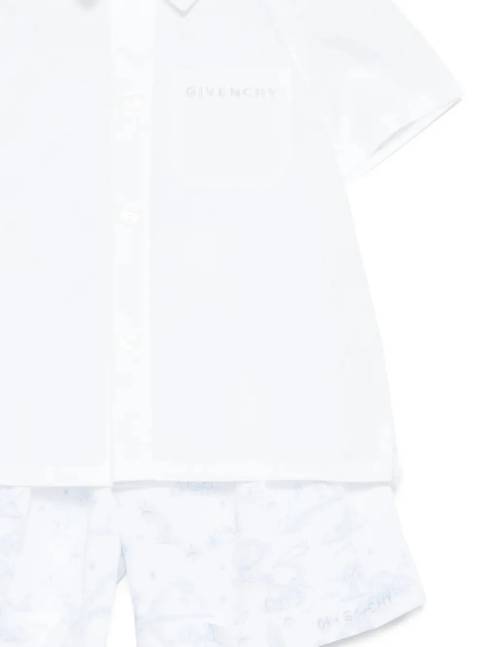 Givenchy Kids Mini Boy's Shirt and Shorts Set - Image 3