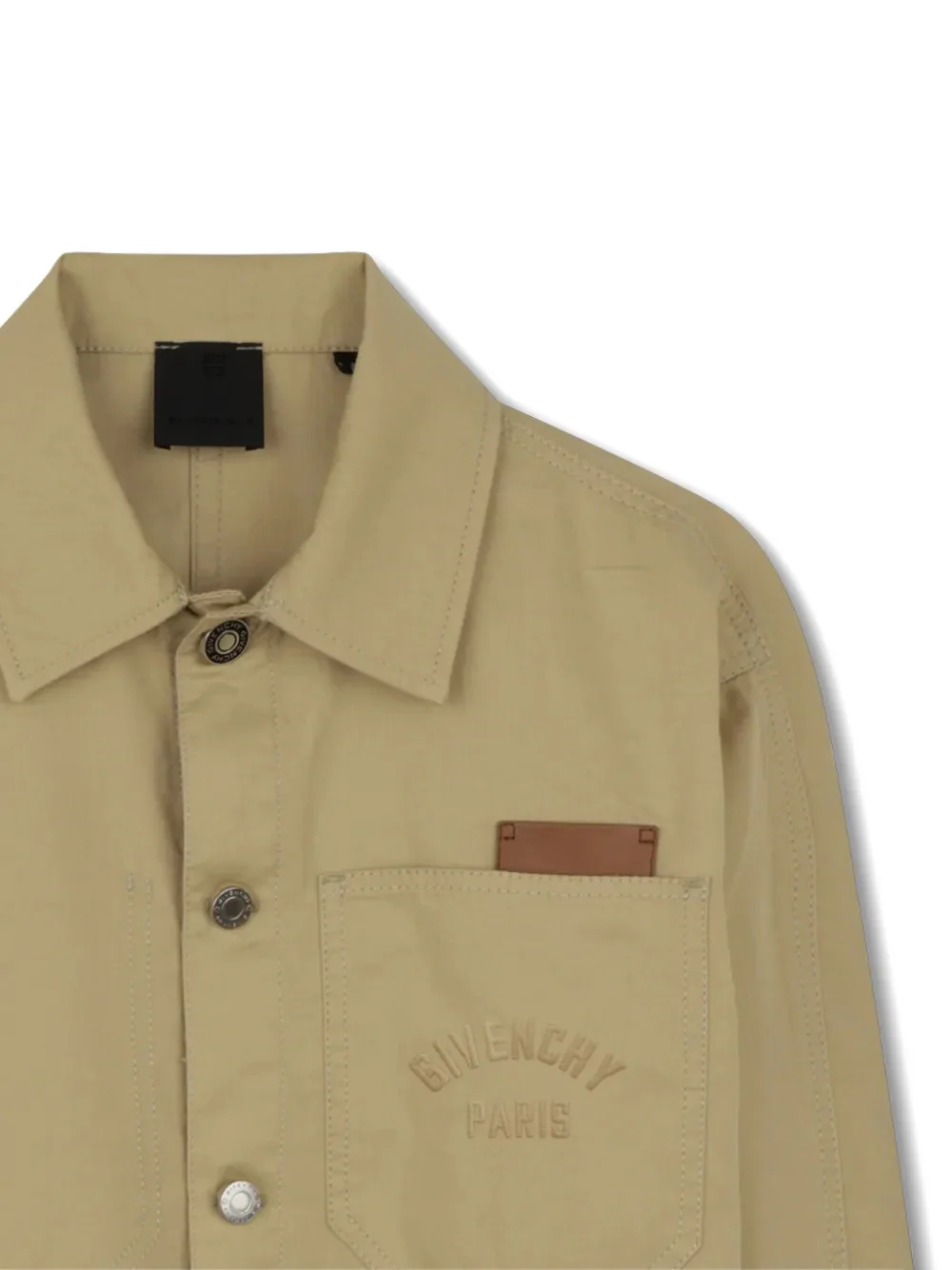 Givenchy Kids Mini Button Fastening Jacket with Chest Pocket for Boys - Image 3