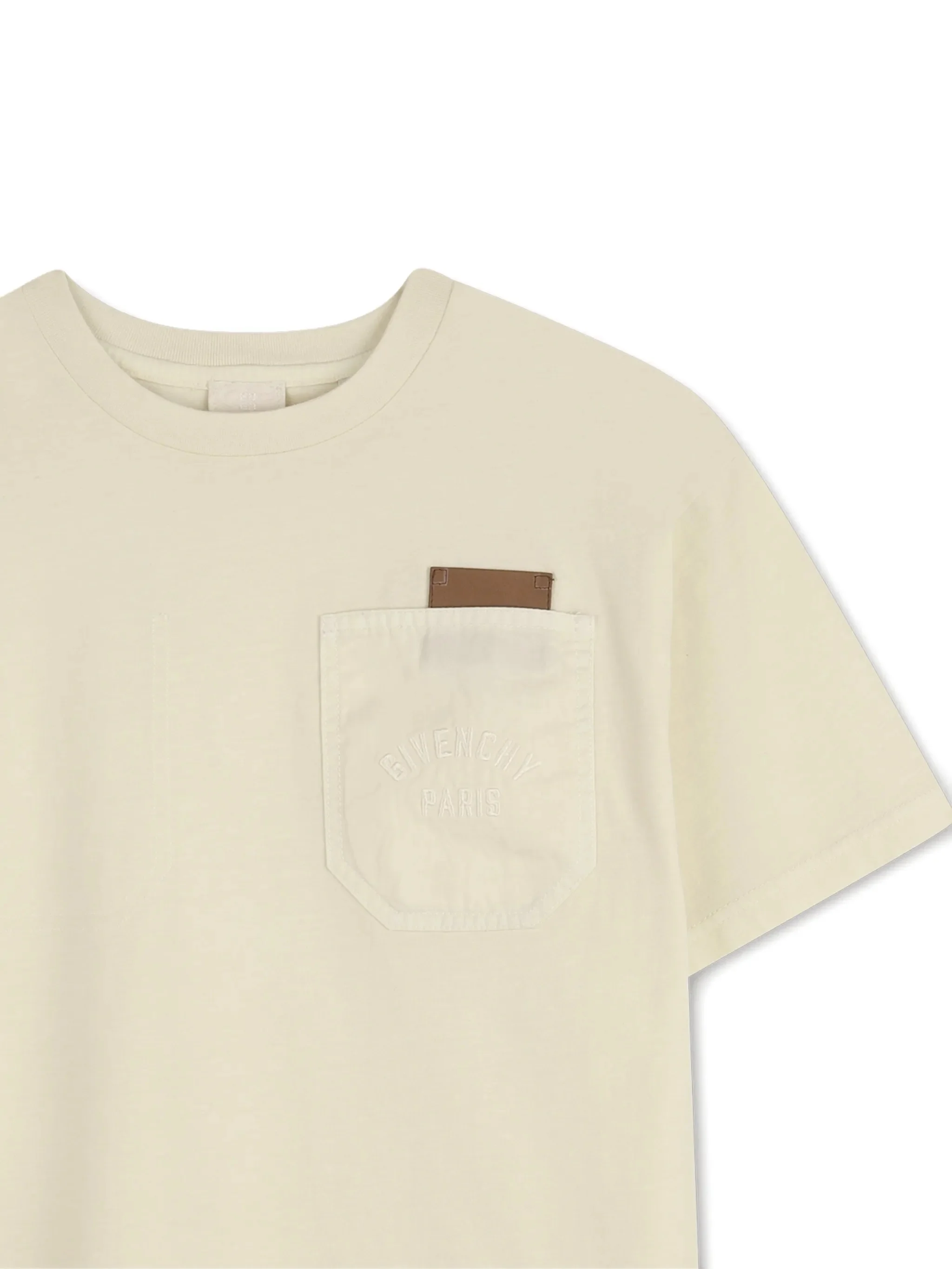 Givenchy Kids Mini Chest Pocket Tee with Embroidered Logo - Image 3