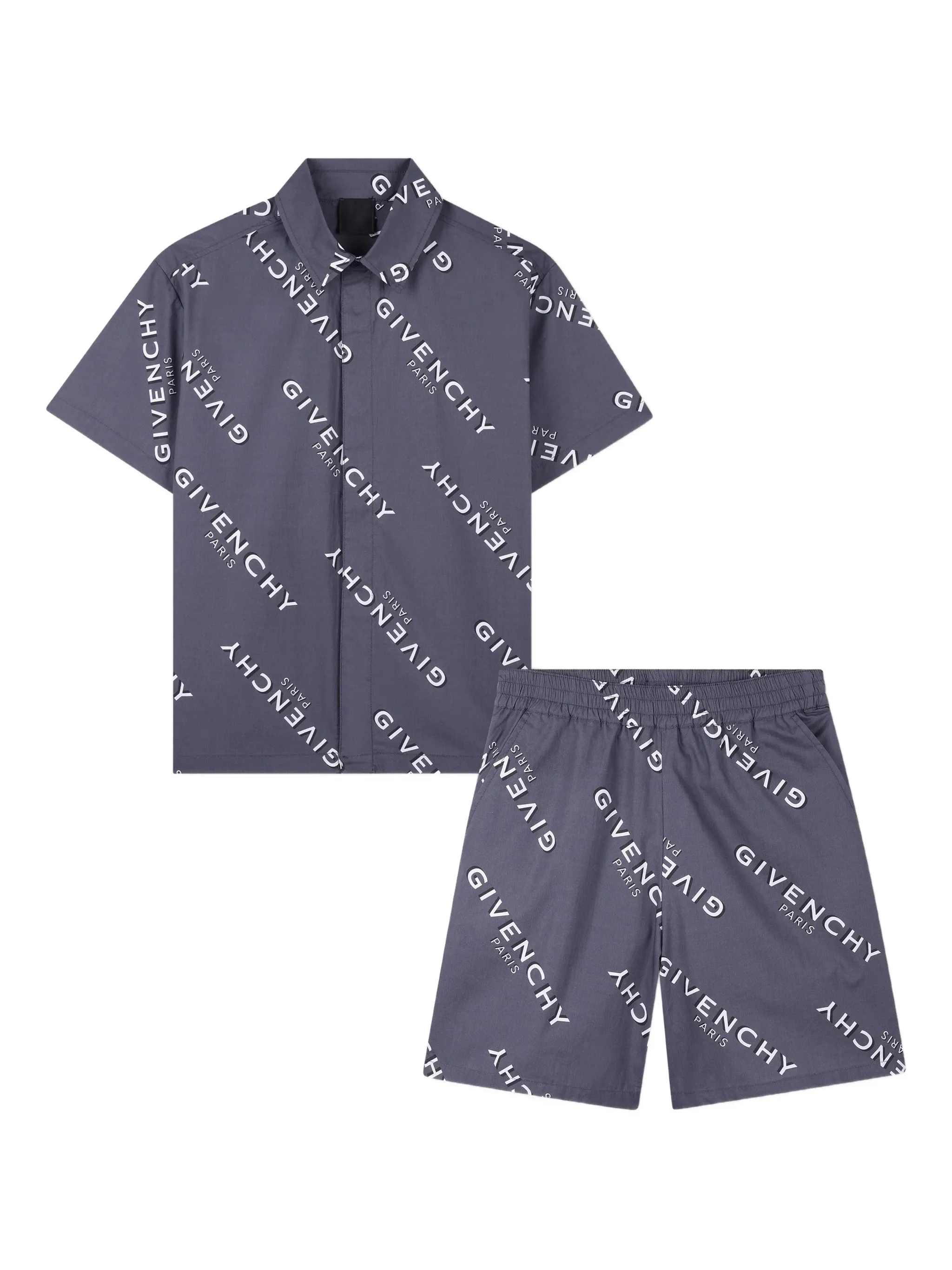 Givenchy Kids Mini Short-Sleeved Shirt and Shorts Set for Boys
