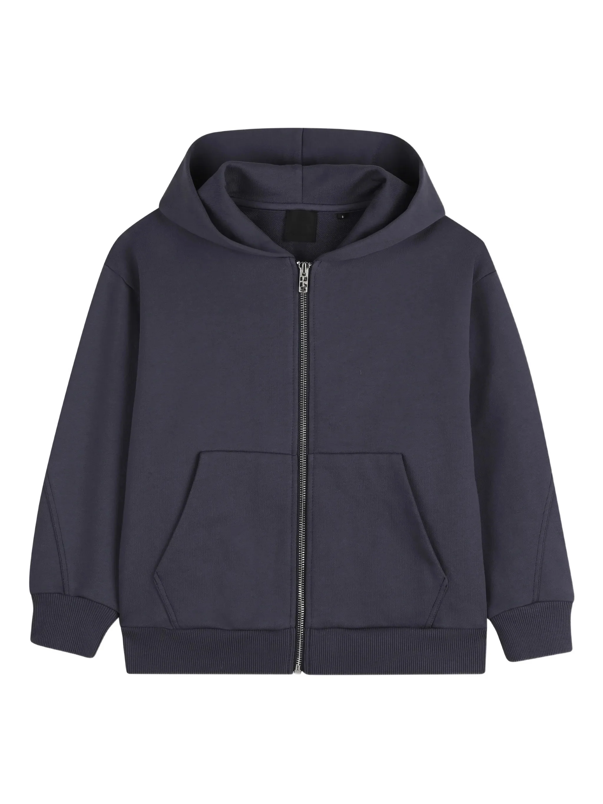 Givenchy Kids Zigzag Stitch Kids' Gros Grain Sweatshirt with Kangaroo Pocket