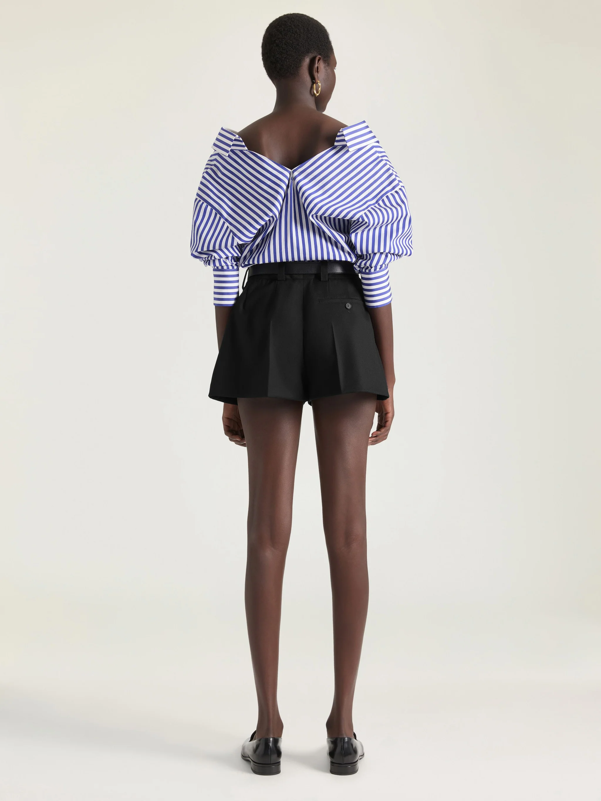 Givenchy Long-Sleeved Striped Cotton Poplin Shirt - Size 36 - Image 3