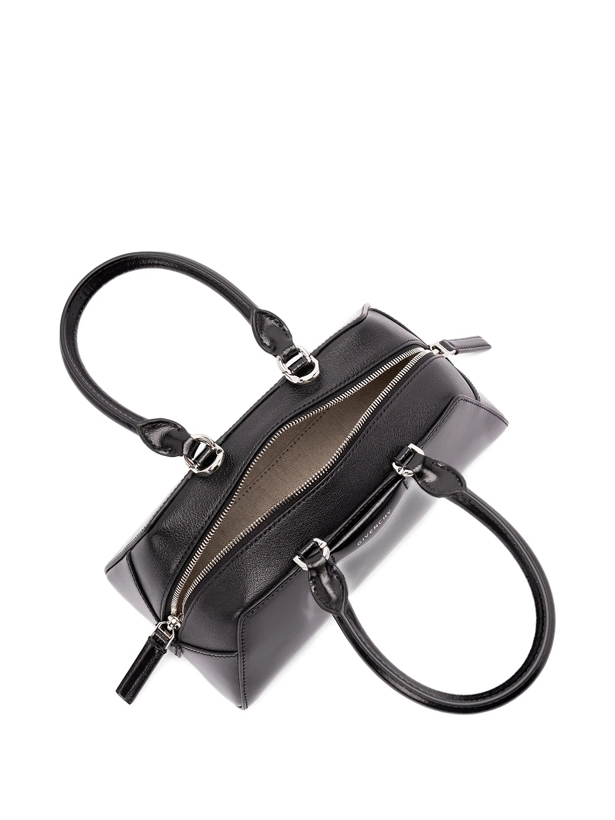 Givenchy Mini Elegant Leather Bag with Articulated Handles - 11 cm Height, 24 cm Length - Image 4