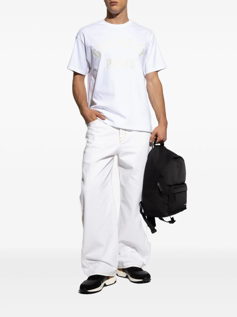 Givenchy Modern Grosgrain Stitch T-Shirt - Size M - Image 5