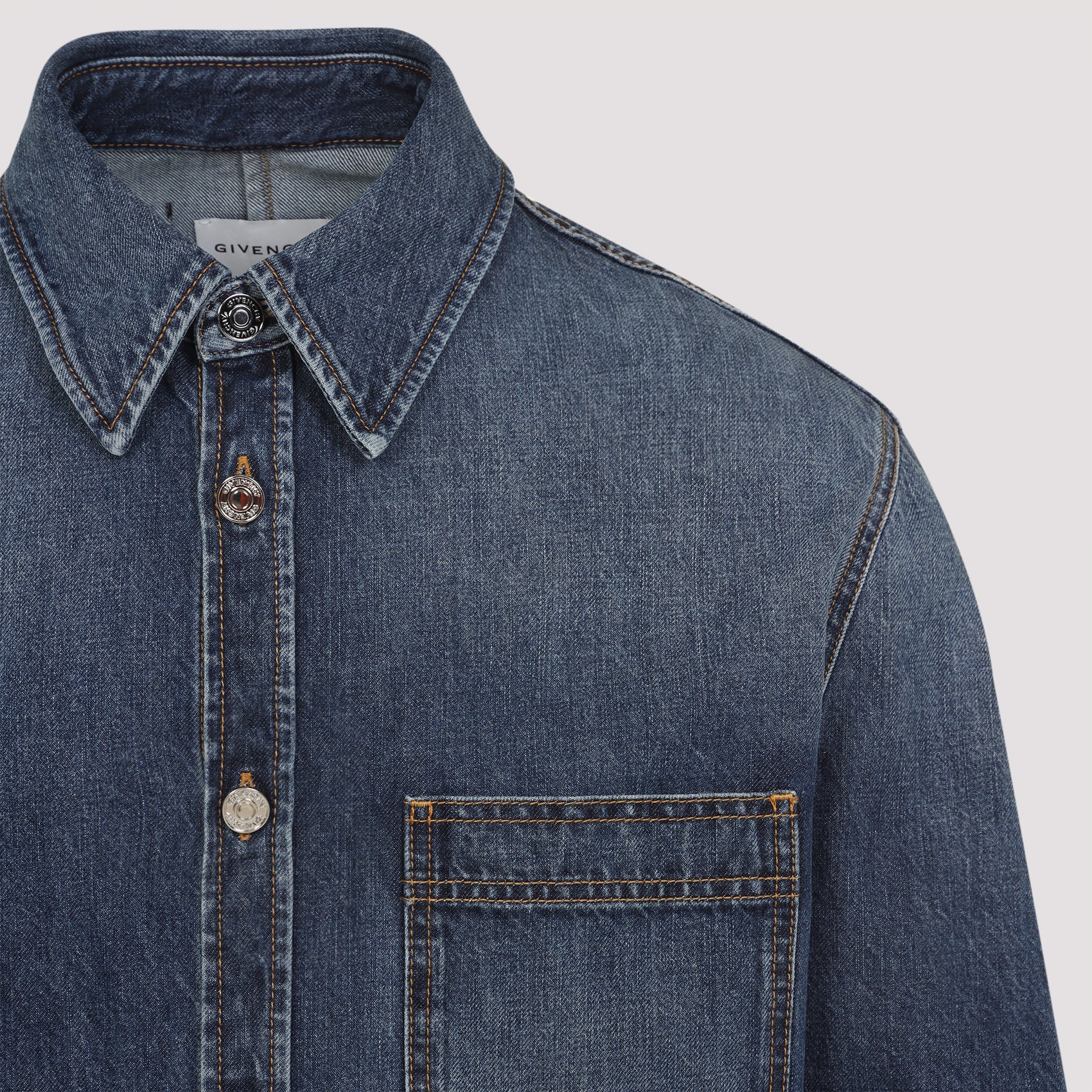 Givenchy Overshirt Denim Shirt - Image 5