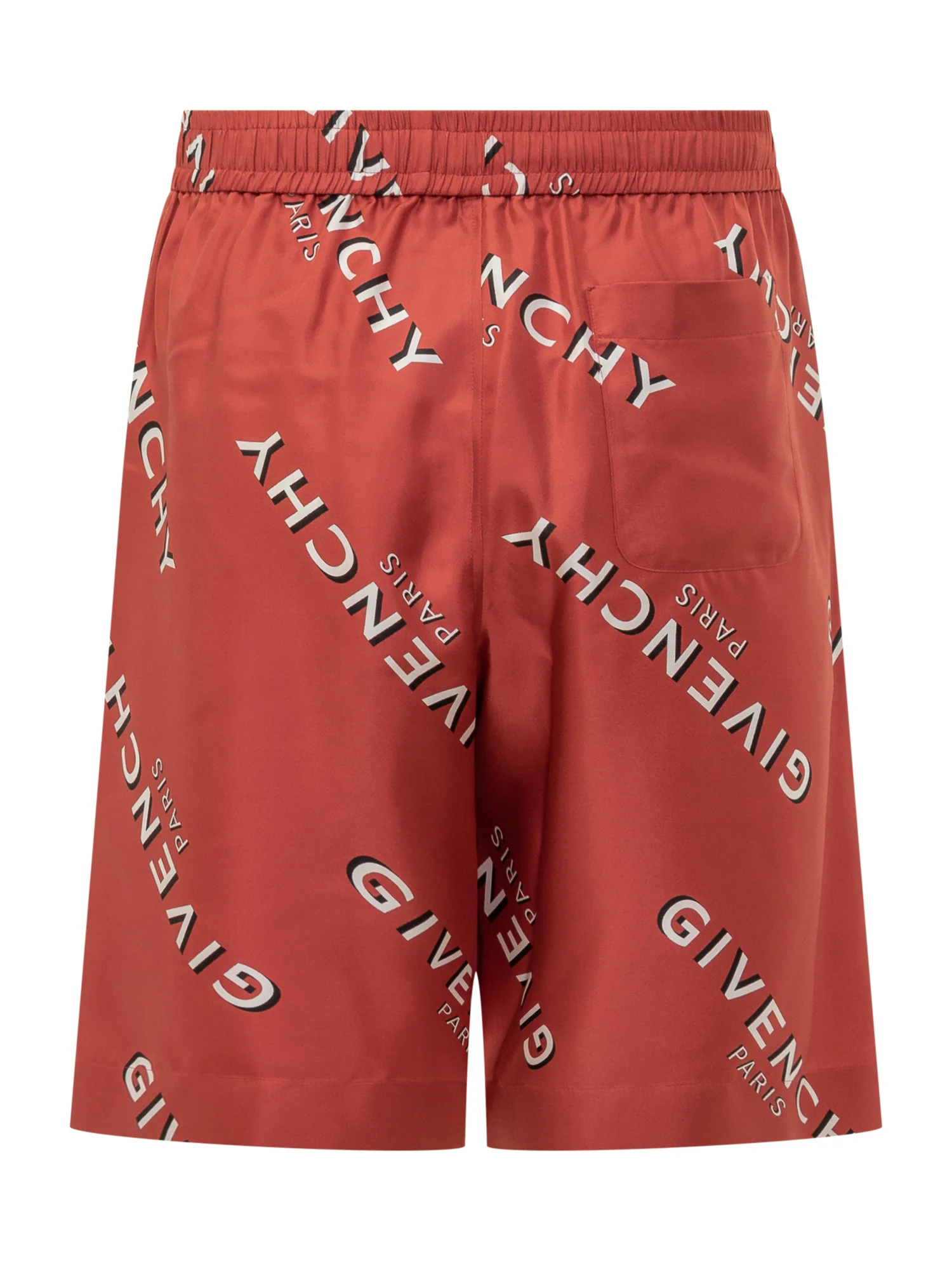 Givenchy Silk Logo Shorts - FW25 Collection - Image 2