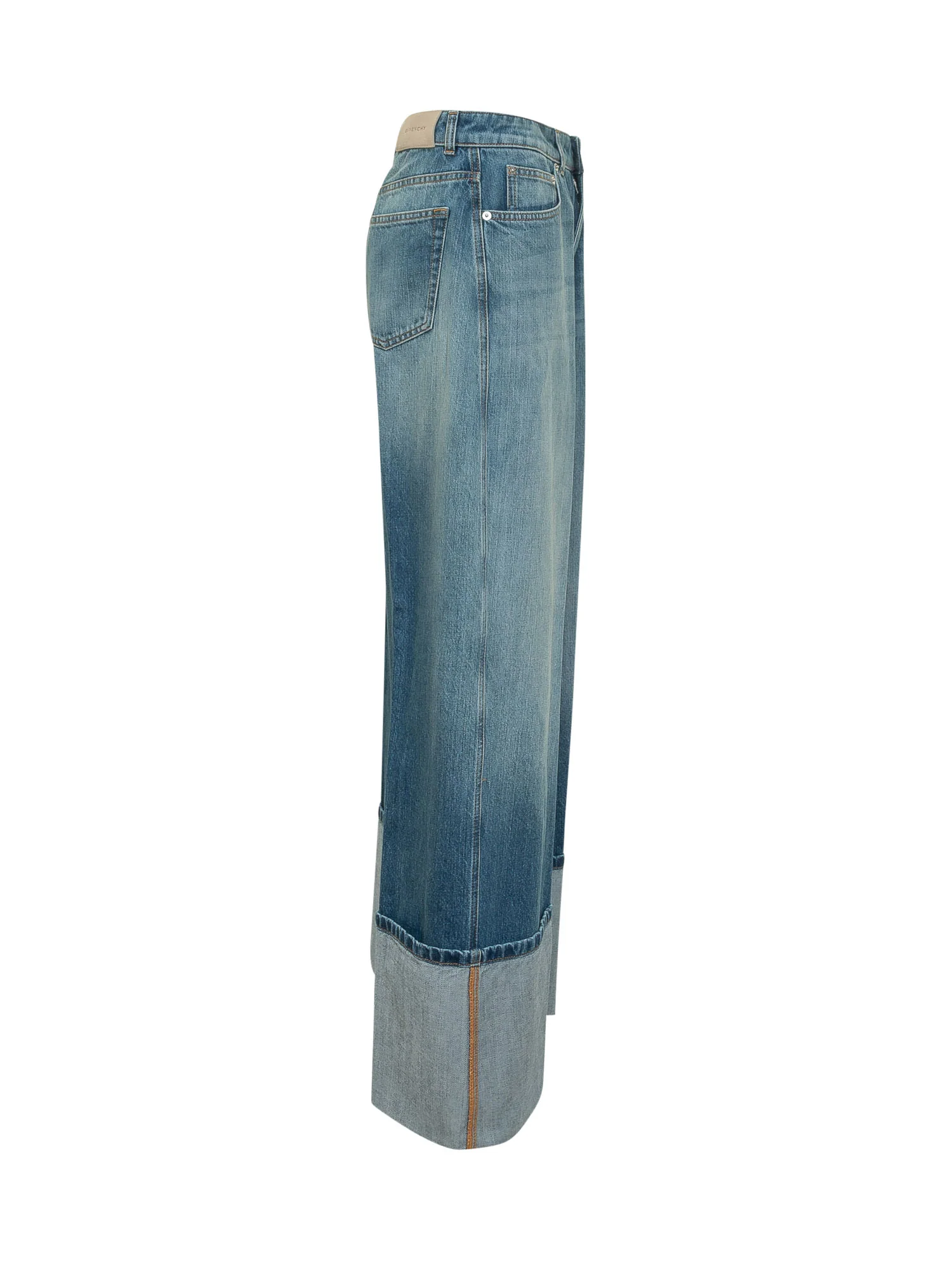 Givenchy Stylish Jeans with Unique Hem Detail - Medium Size - Image 3