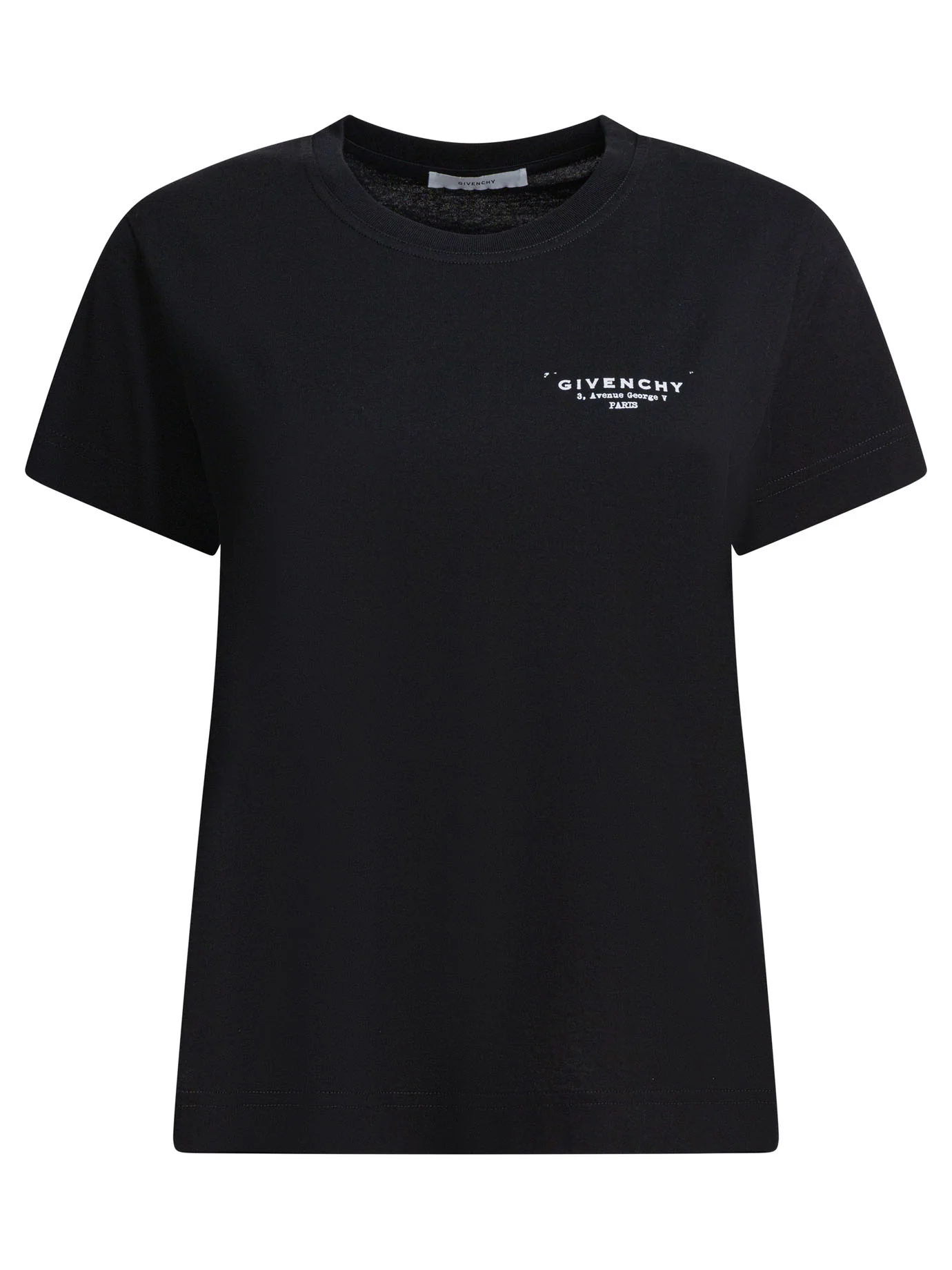 GIVENCHY T-shirt in Cotton with GIVENCHY Stamp Print - Image 5