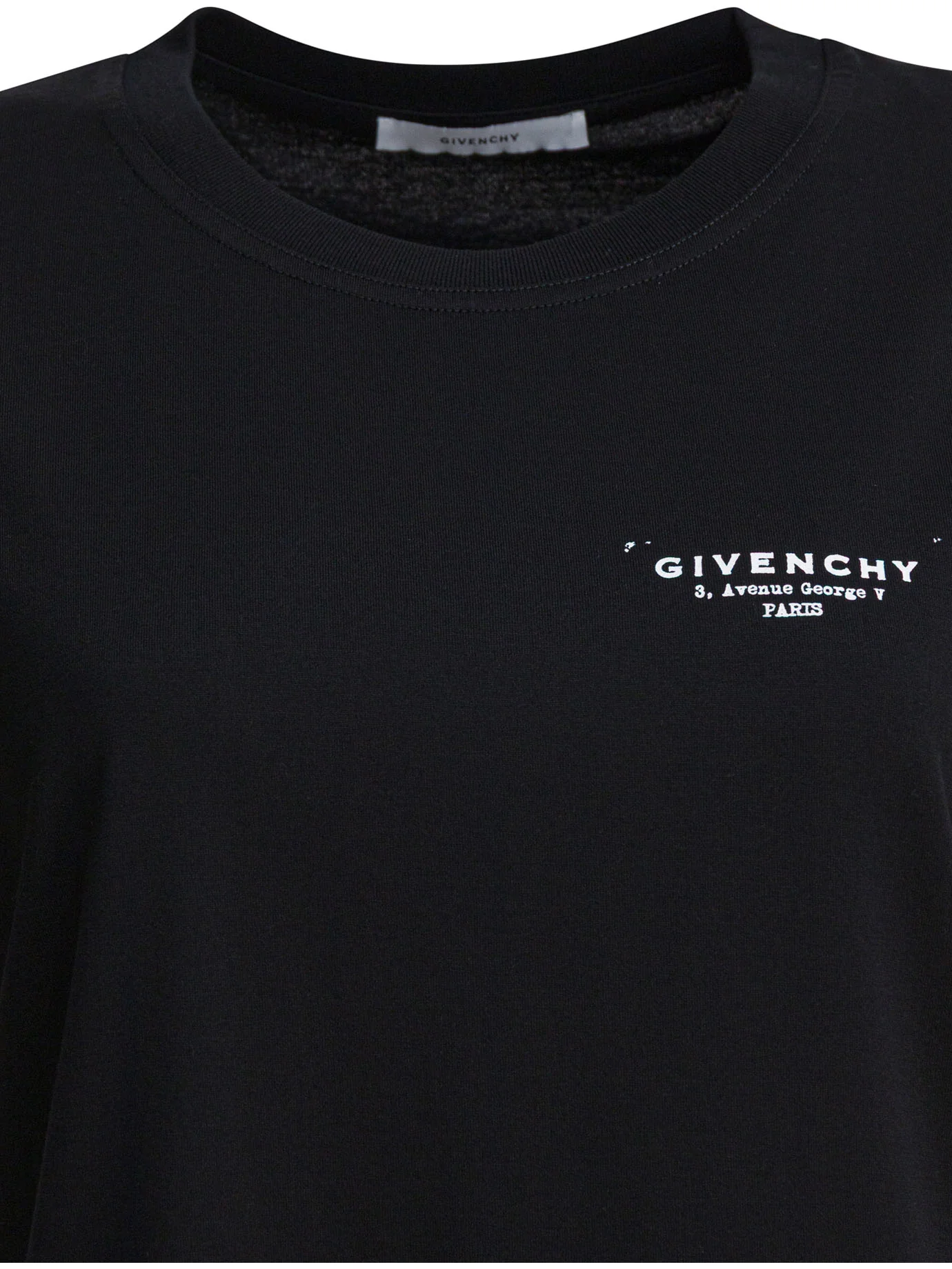 GIVENCHY T-shirt in Cotton with GIVENCHY Stamp Print - Image 7
