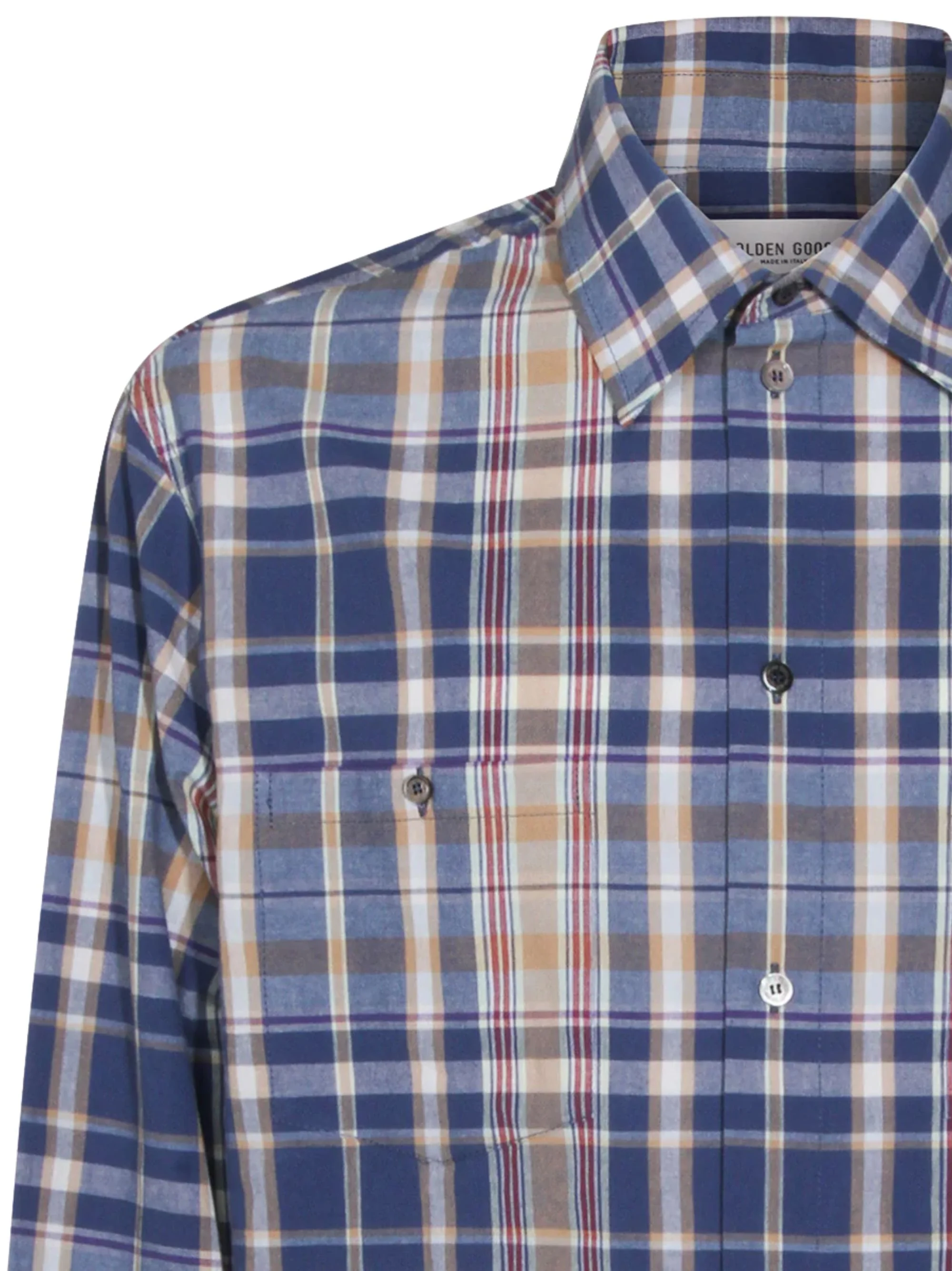 Golden Goose Checkered Design Classic Collar Shirt - Image 3