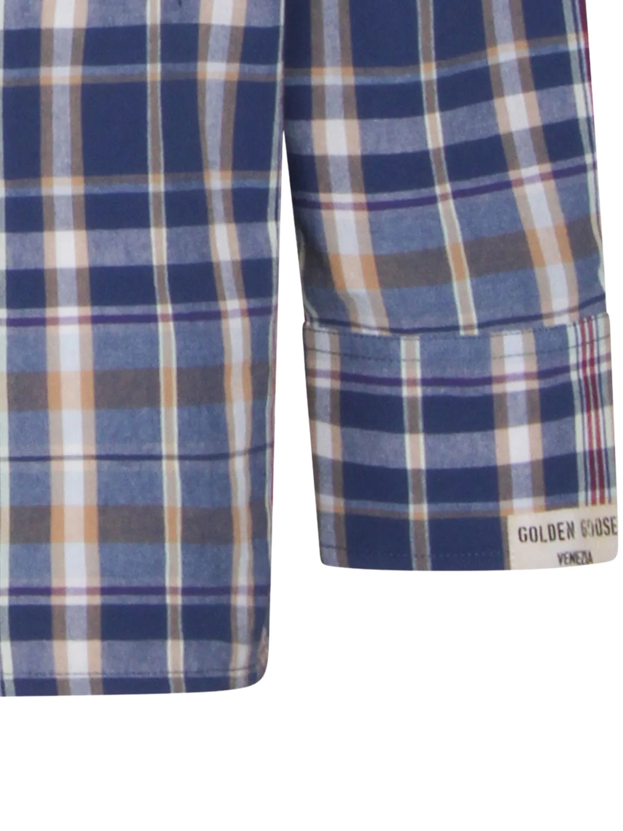 Golden Goose Checkered Design Classic Collar Shirt - Image 4