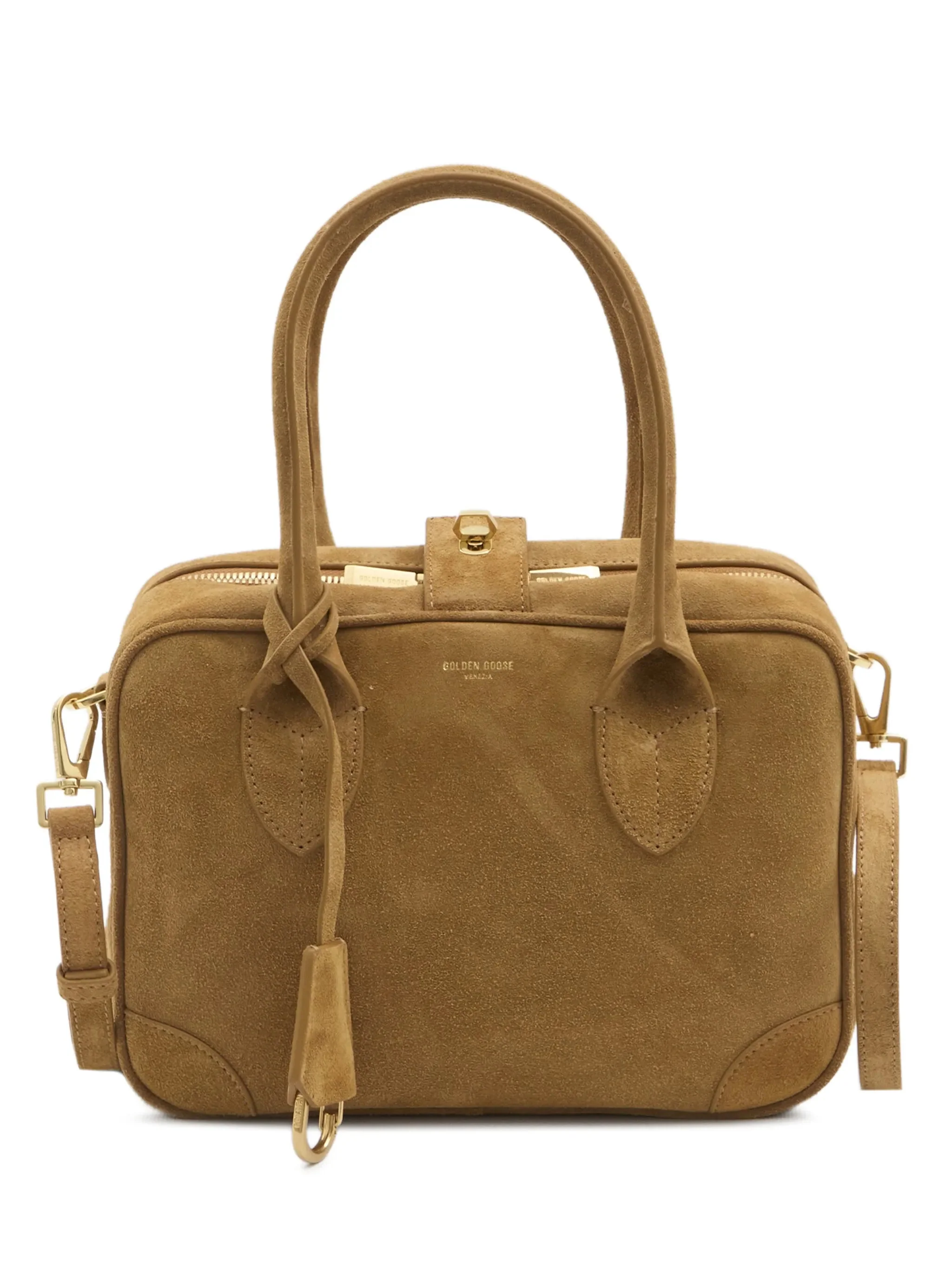 Golden Goose Chic Mini Bag with Gold-tone Accents and Multiple Compartments