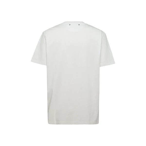 GOLDEN GOOSE Cotton T-Shirt with Crystal Embellishments - Image 7