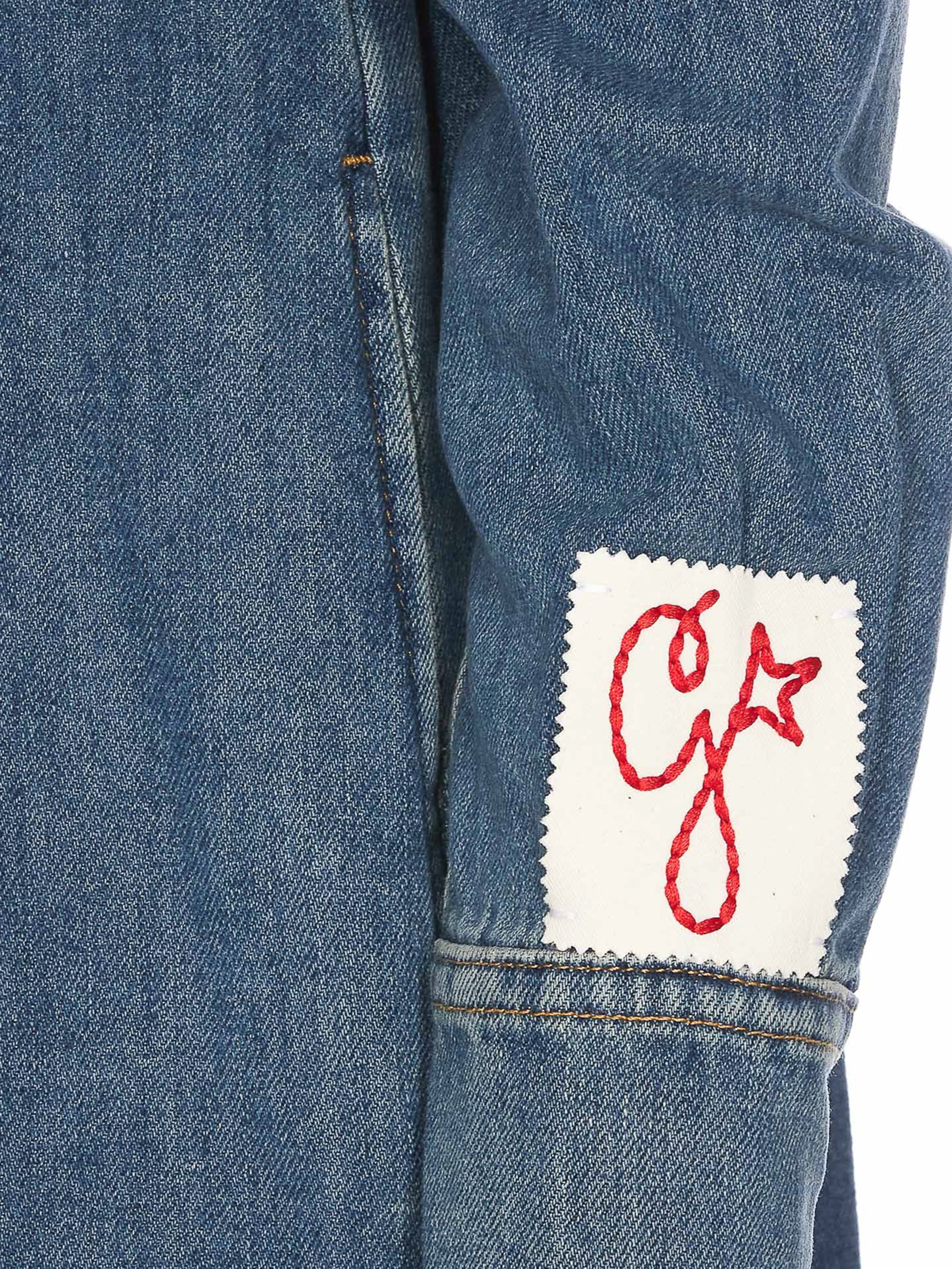 Golden Goose Distressed Button Closure Dress with Tone-on-Tone Waistband - Size 38 - Image 3