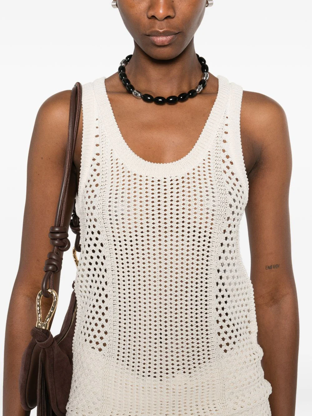 Golden Goose Embroidered Cotton Top with Short Sleeves - Image 5