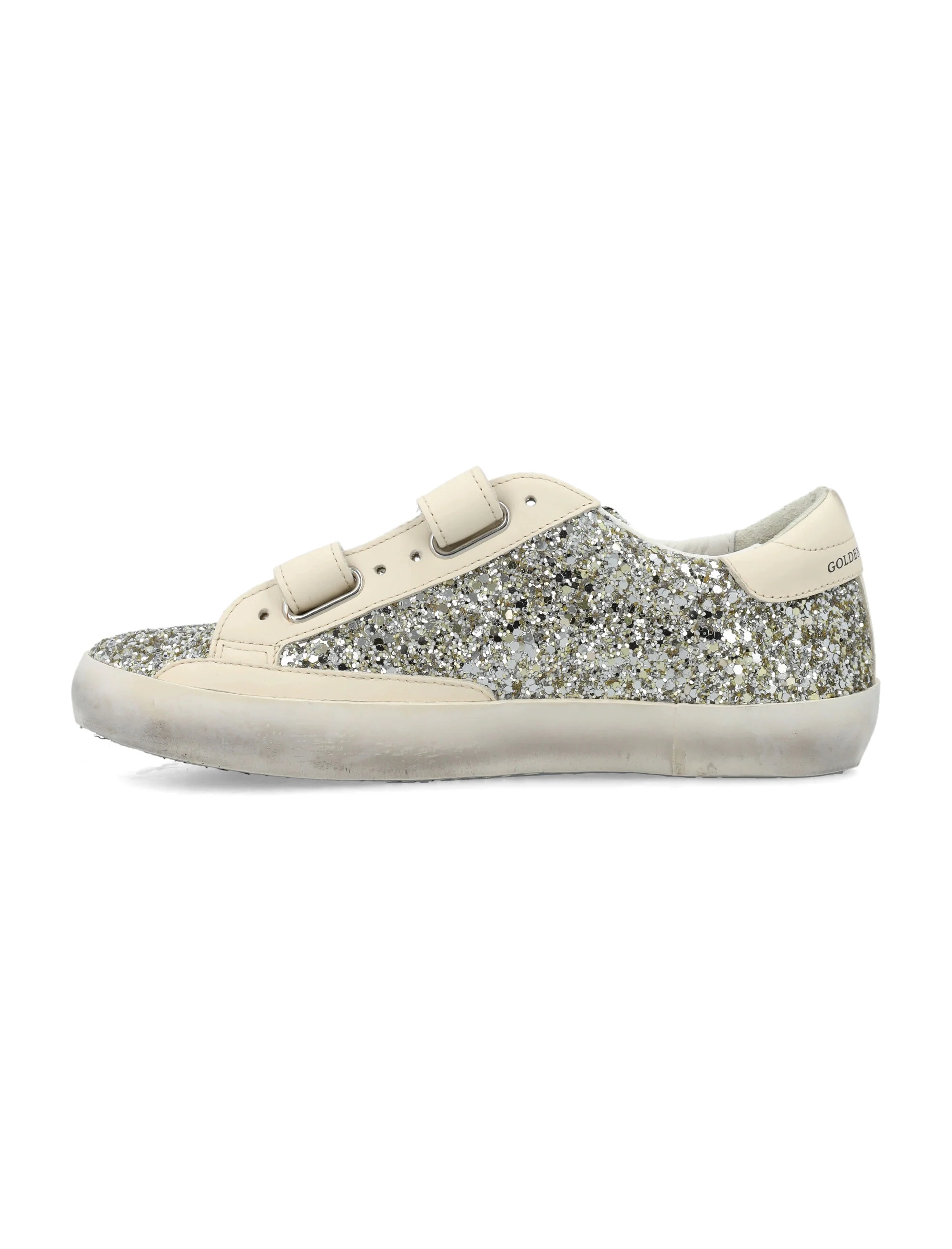 GOLDEN GOOSE KIDS Old School Young with Leather Star and Heel Tab - Image 3