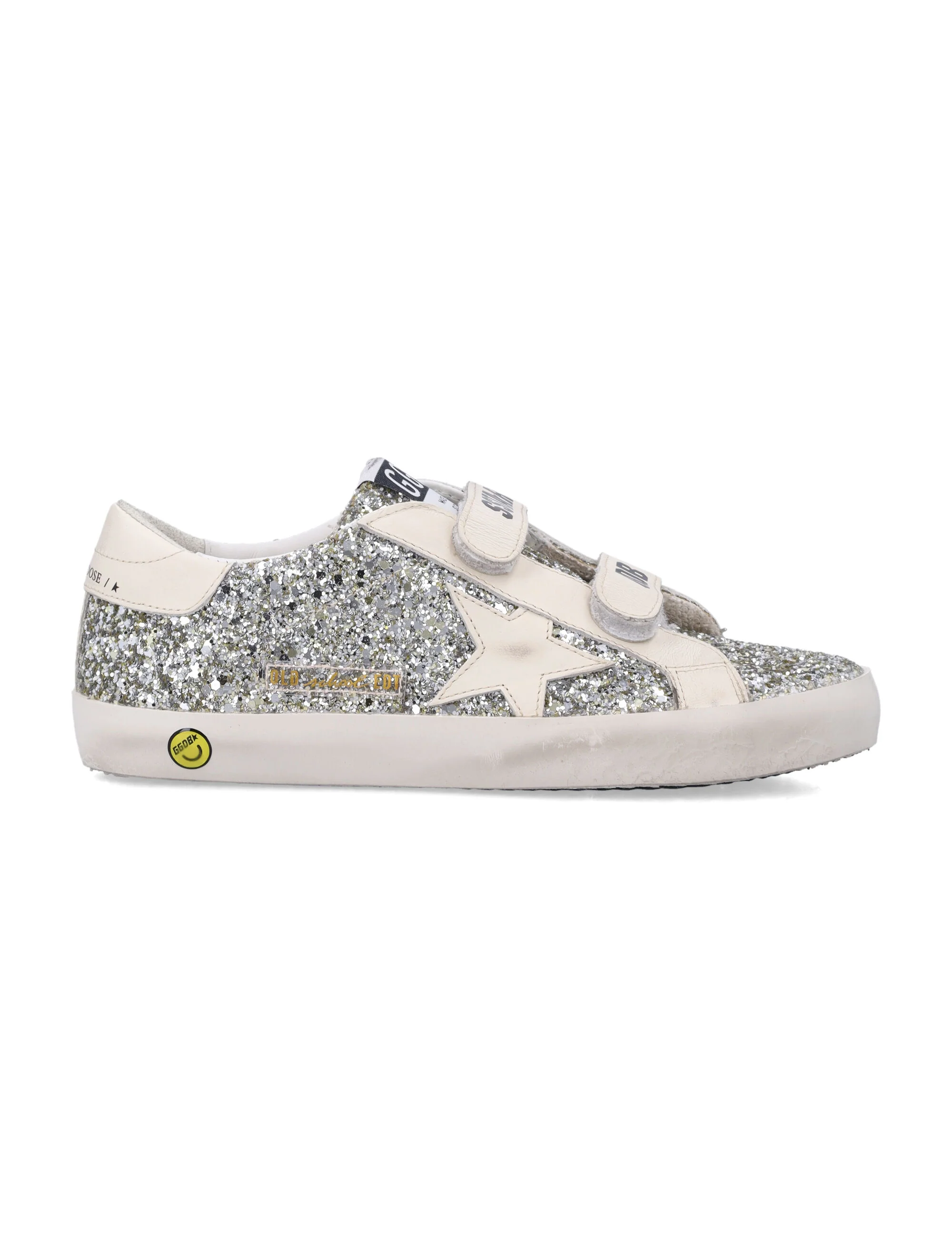 GOLDEN GOOSE KIDS Old School Young with Leather Star and Heel Tab - Image 5