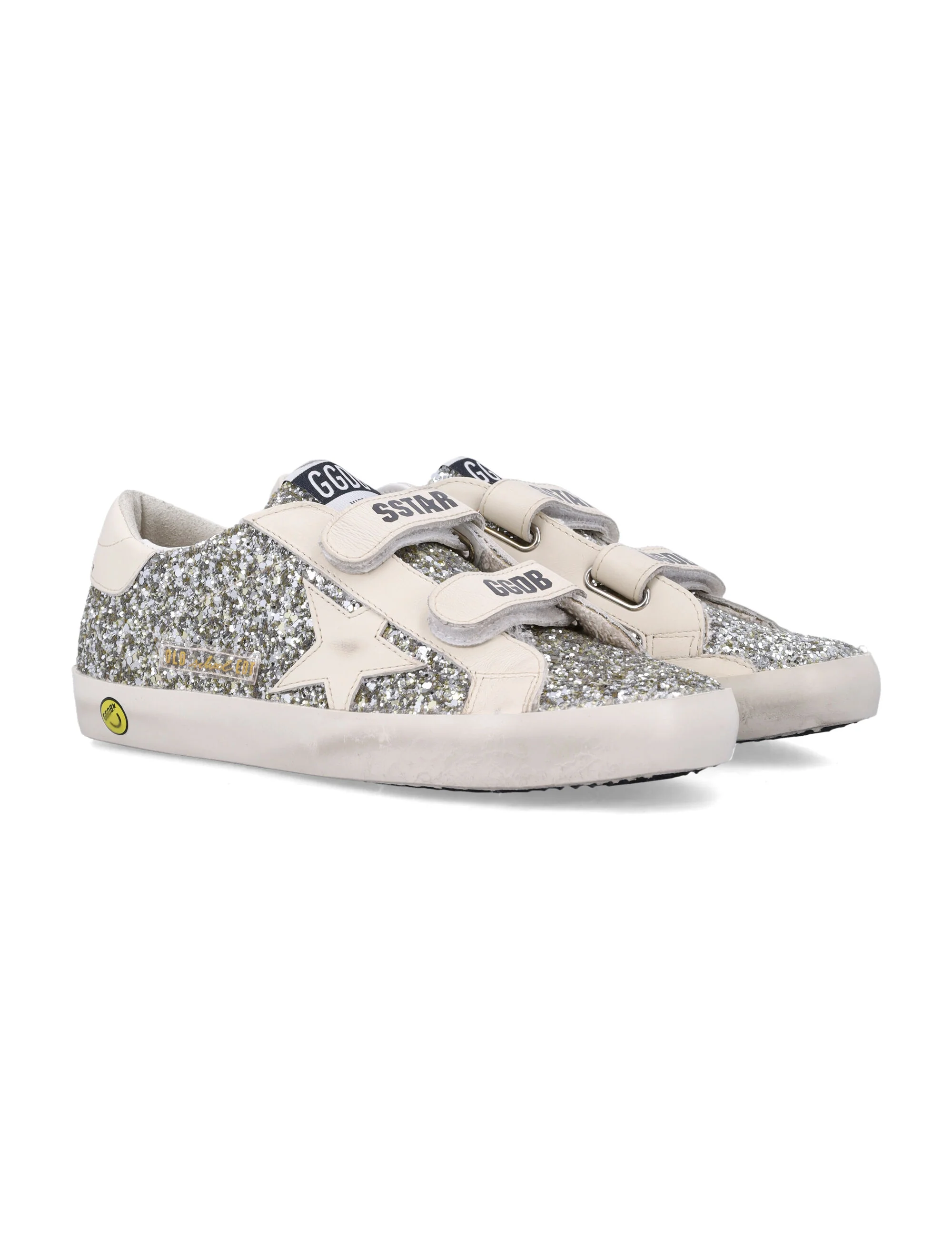 GOLDEN GOOSE KIDS Old School Young with Leather Star and Heel Tab - Image 7