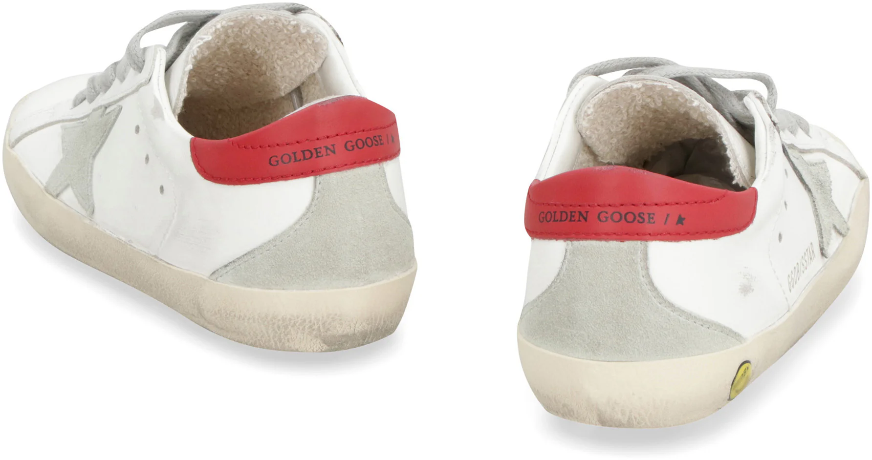 Golden Goose Kids Super-Star Junior with Suede Star and Leather Heel Tab - Image 4