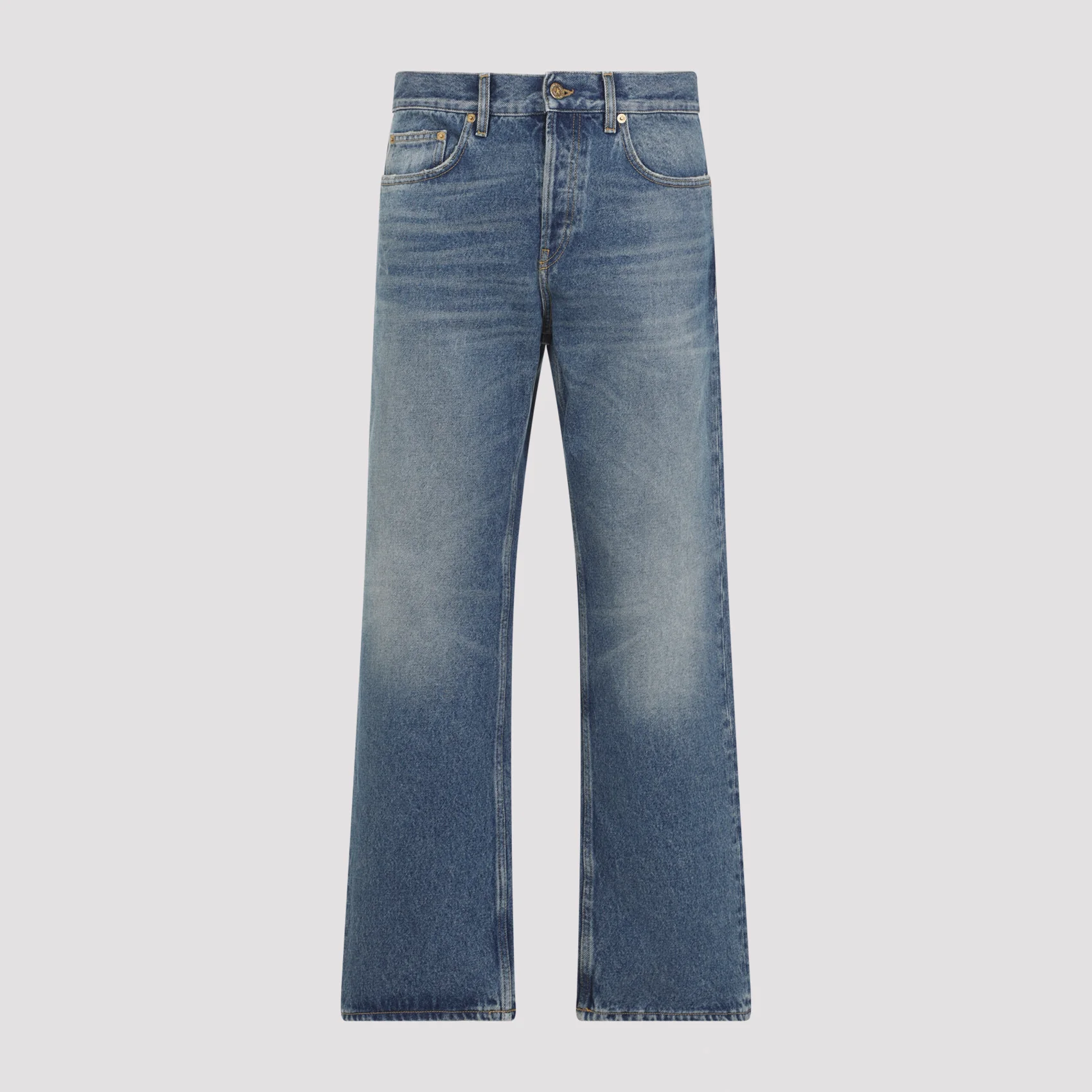 GOLDEN GOOSE Medium Wash Loose Jeans - Image 3