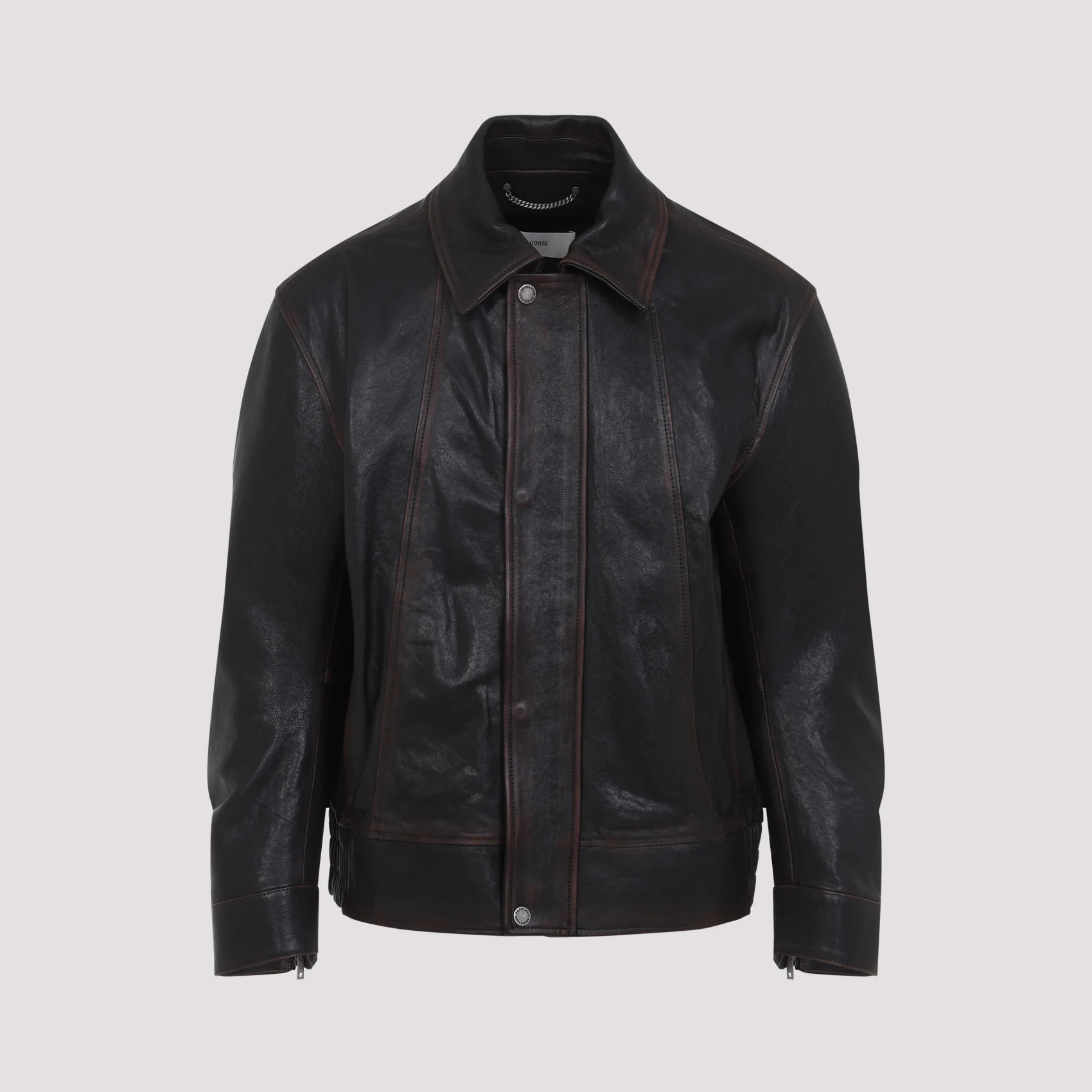 Golden Goose Men's Bomber Jacket in Nappa Leather - Image 3