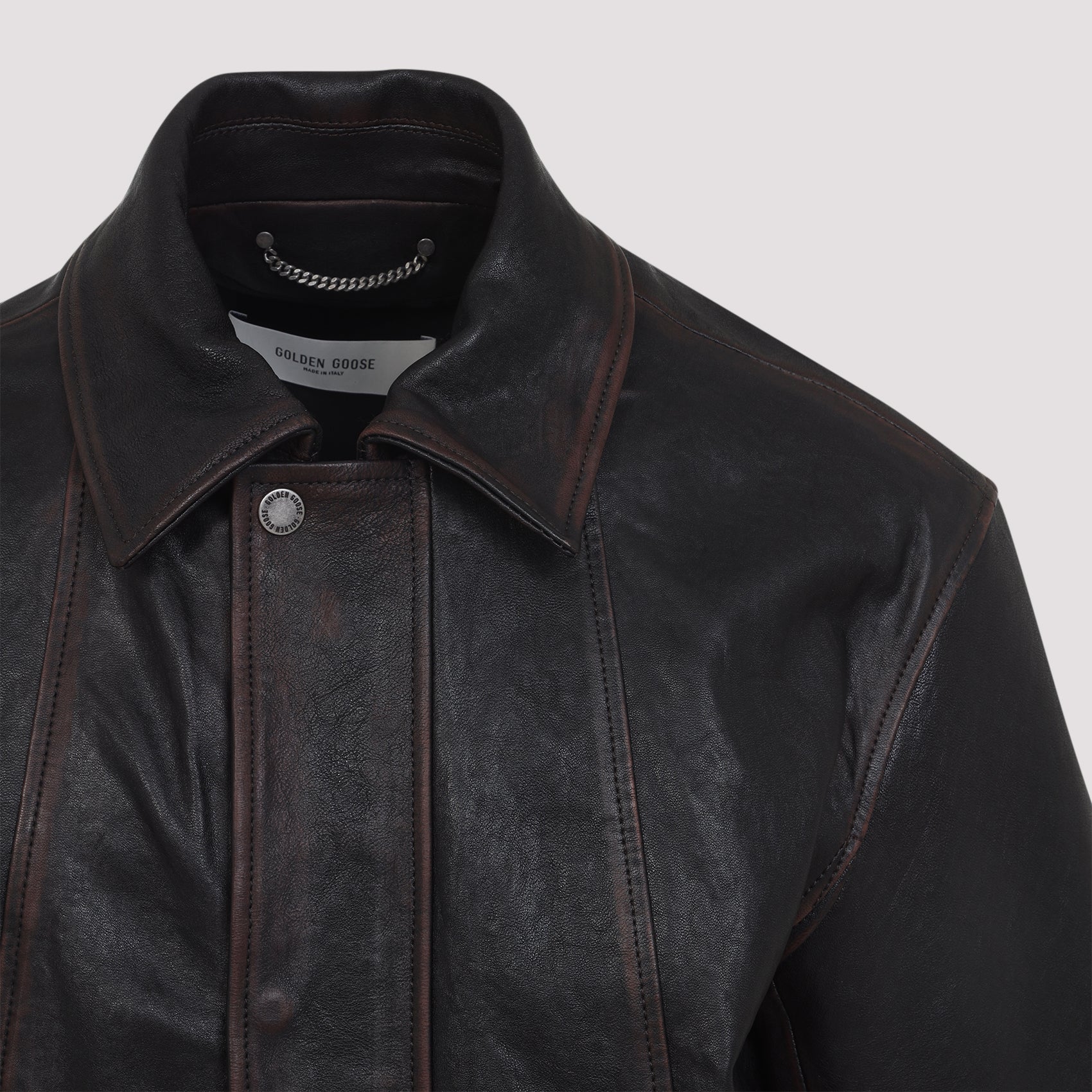 Golden Goose Men's Bomber Jacket in Nappa Leather - Image 6