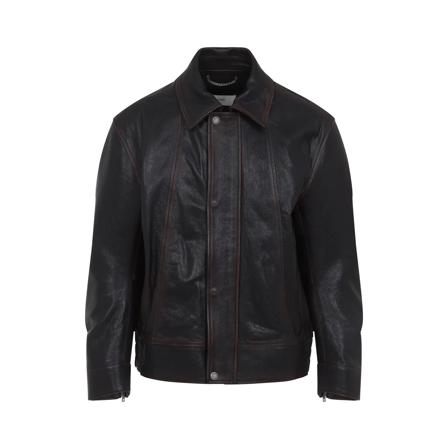 Golden Goose Men's Bomber Jacket in Nappa Leather - Image 7