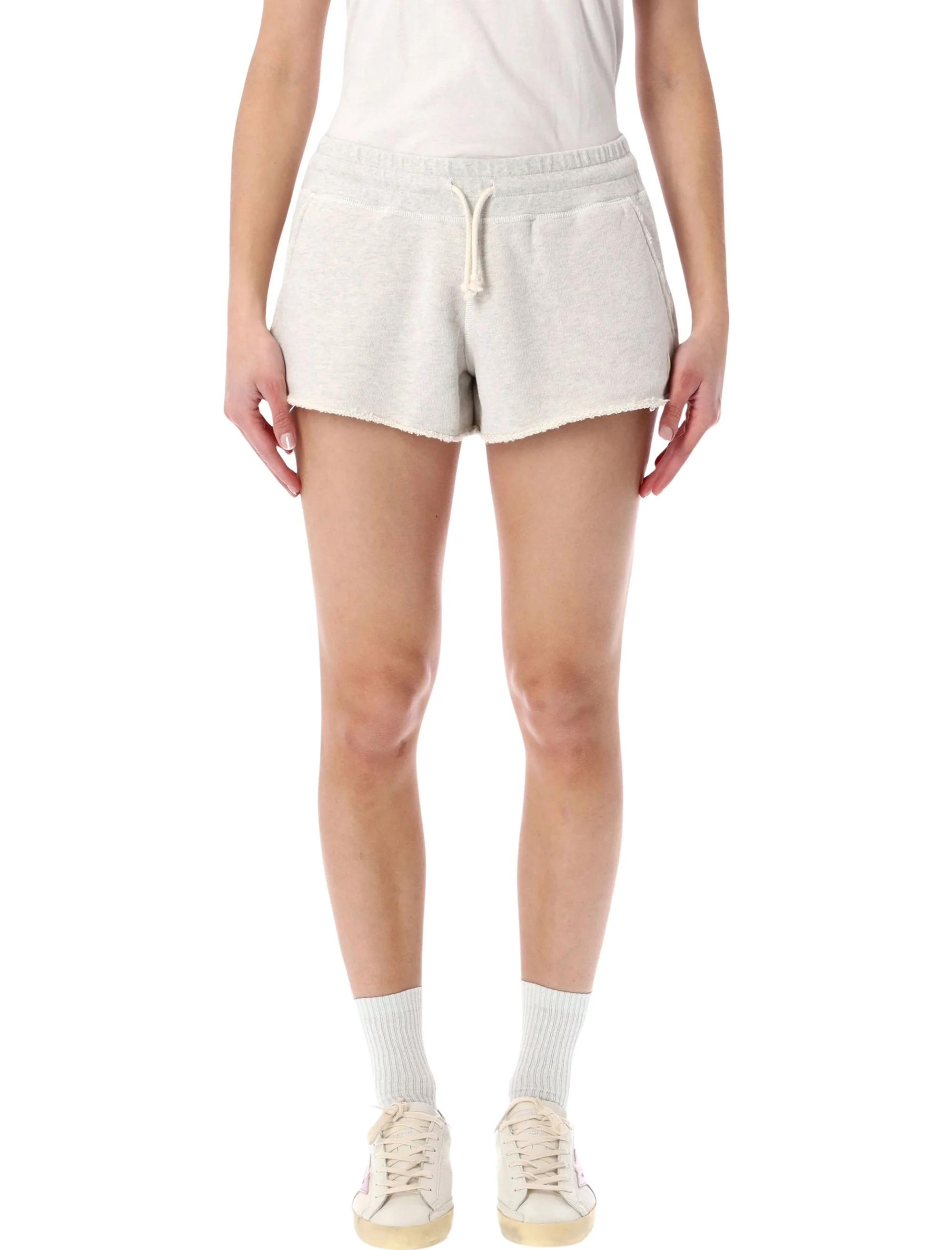 Golden Goose Relaxed Cotton Fleece Shorts - Size S