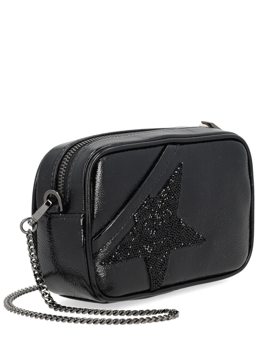 GOLDEN GOOSE Star Bag in Leather with Glitter Star - Image 5