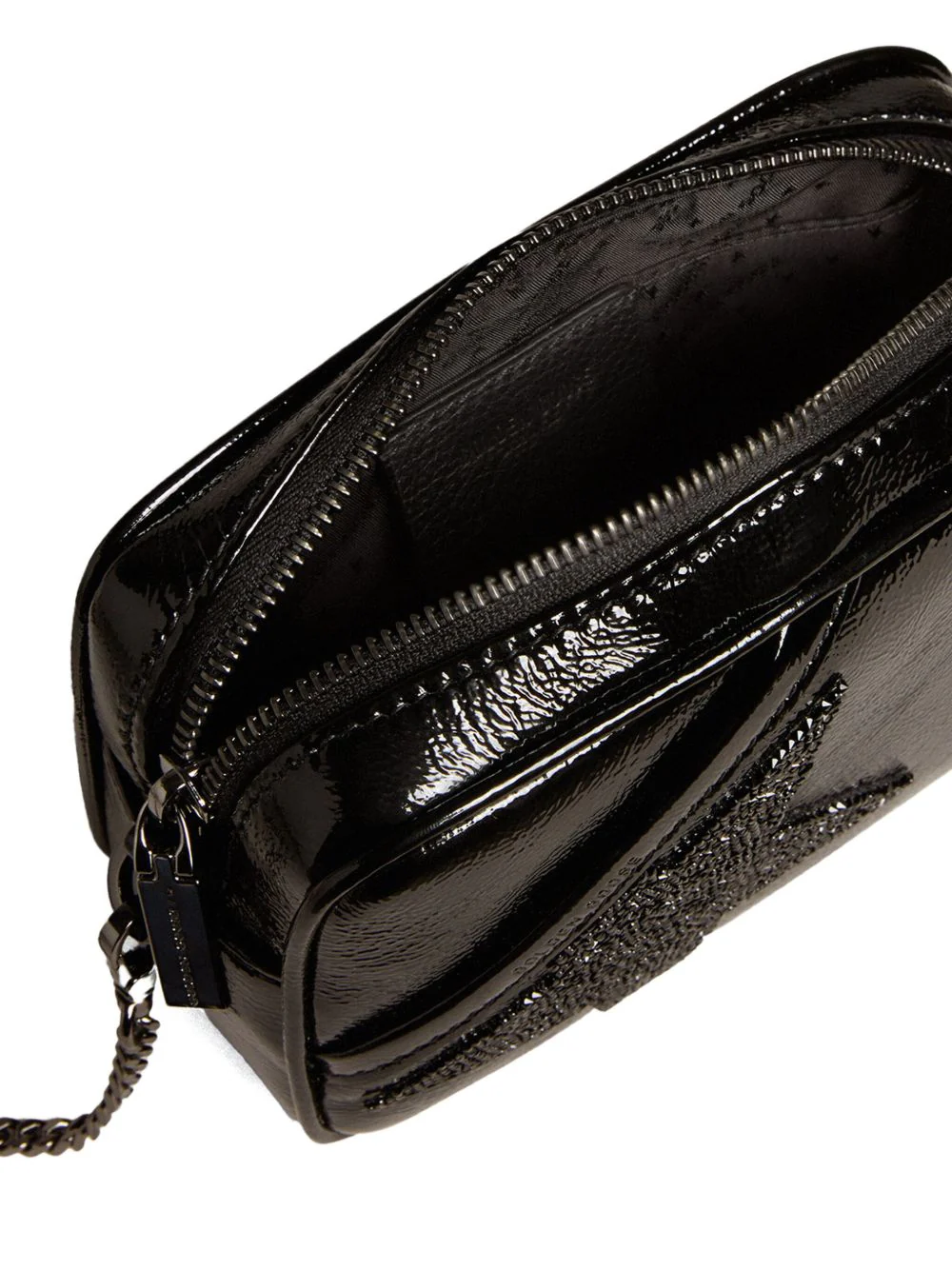 GOLDEN GOOSE Star Bag in Leather with Glitter Star - Image 7