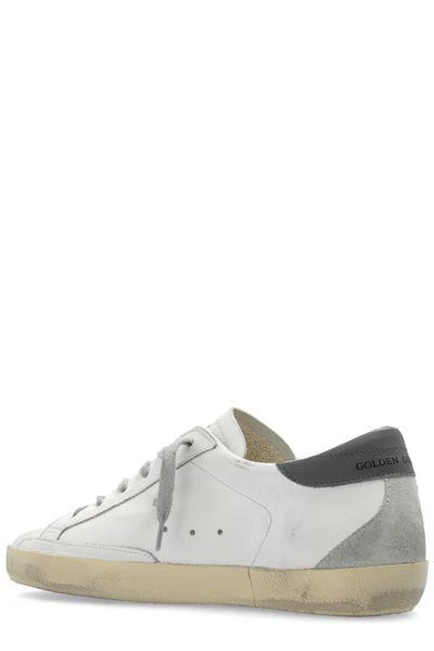 GOLDEN GOOSE Super-star Distressed Leather Sneakers - Image 5