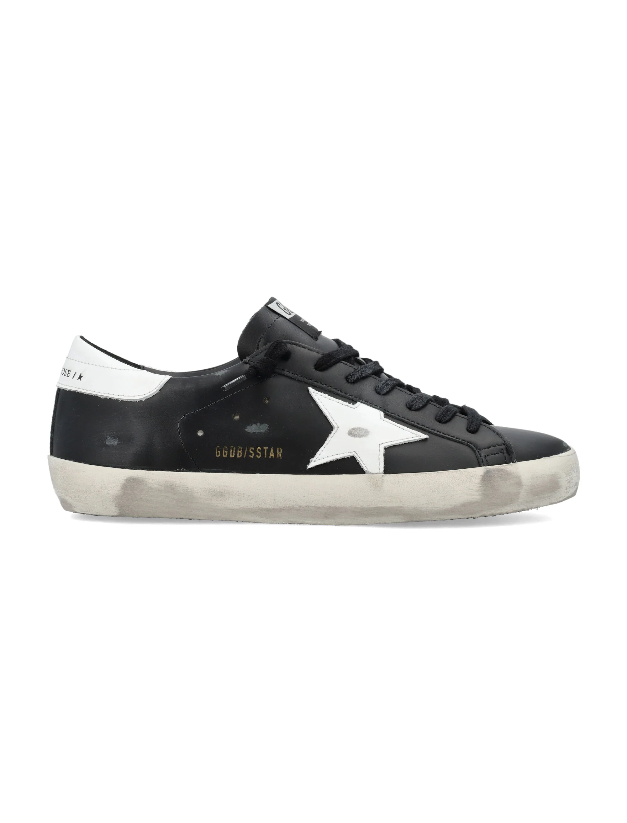 Golden Goose Superstar Distressed Leather Sneakers